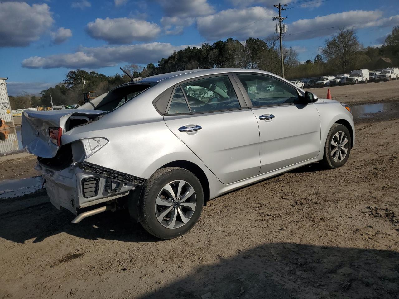 2023 KIA Rio VIN 3KPA24AD3PE573628 Copart auction photo, rear end damage thumbnail 3