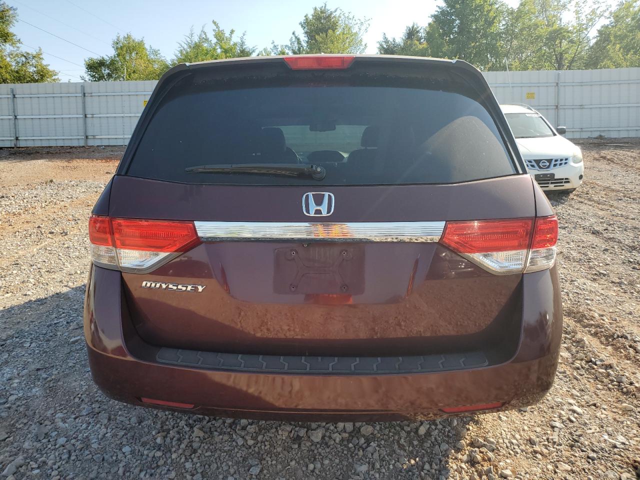 2015 Honda Odyssey VIN 5FNRL5H61FB066958 Copart auction photo, all over damage thumbnail 6