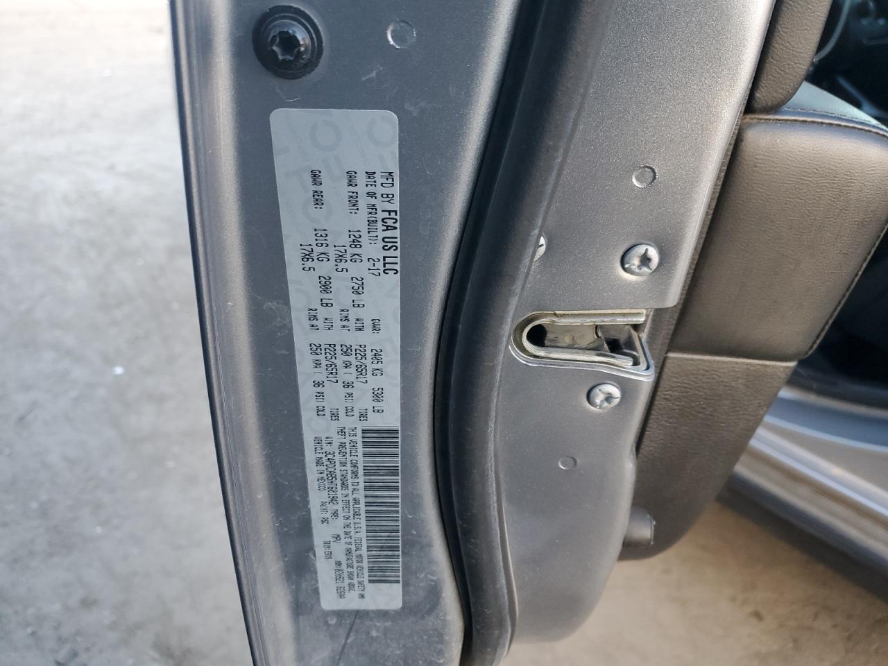 2017 Dodge Journey VIN 3C4PDCAB5HT601942 Copart auction photo, front end damage thumbnail 13