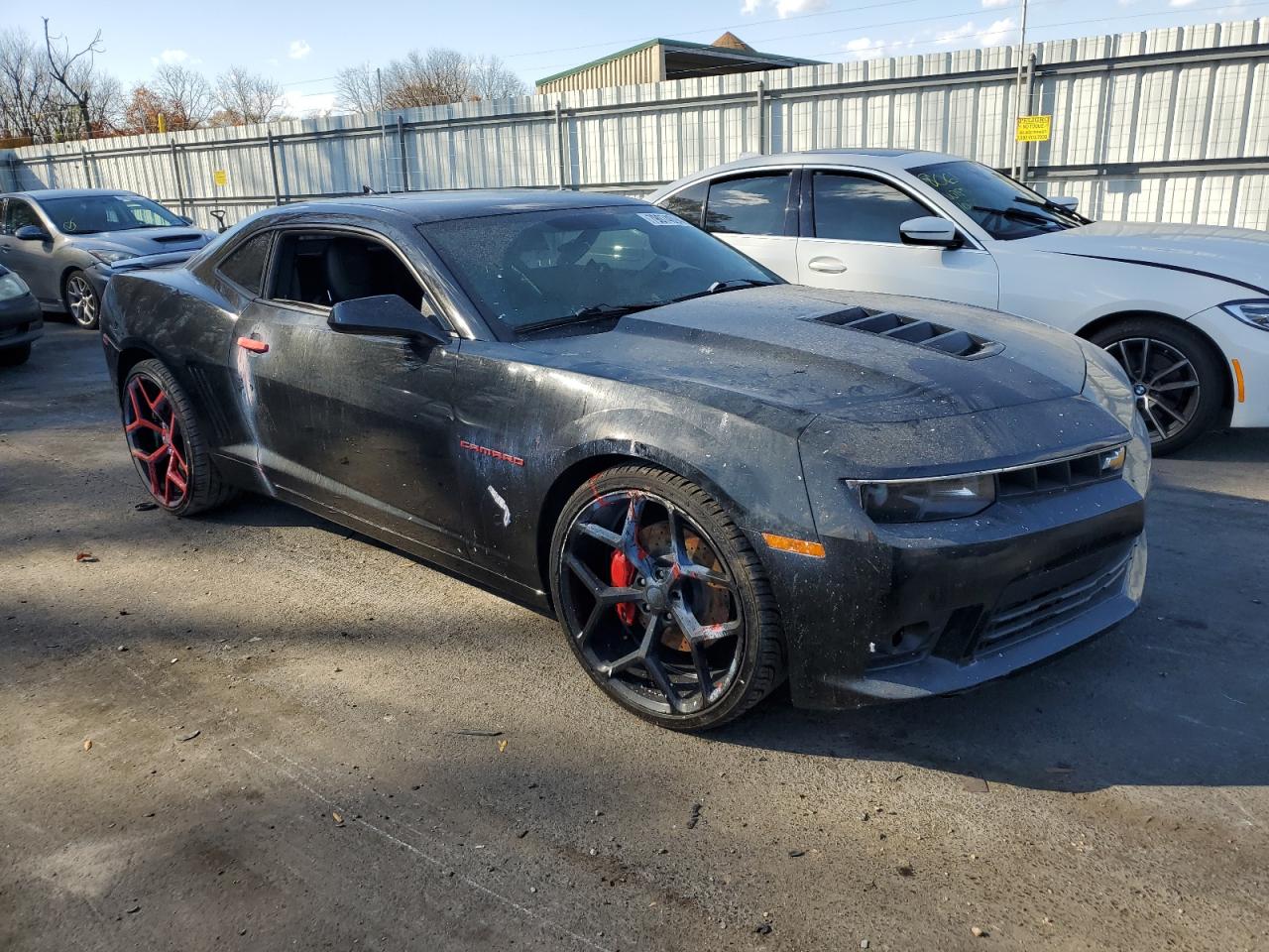 2014 Chevrolet Camaro VIN 2G1FK1EJ0E9173003 Copart auction photo, vandalism damage thumbnail 4