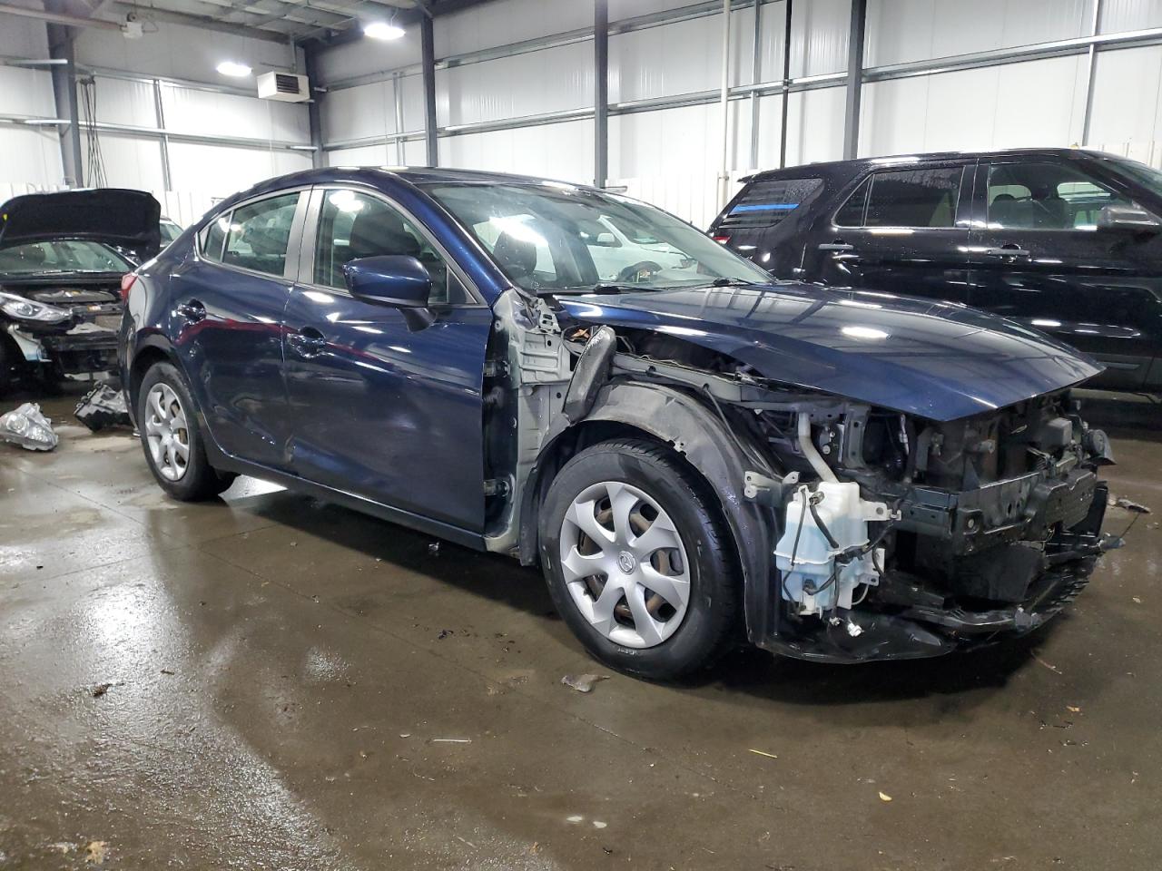 2014 Mazda 3 VIN 3MZBM1U70EM117377 Copart auction photo, front end damage thumbnail 4