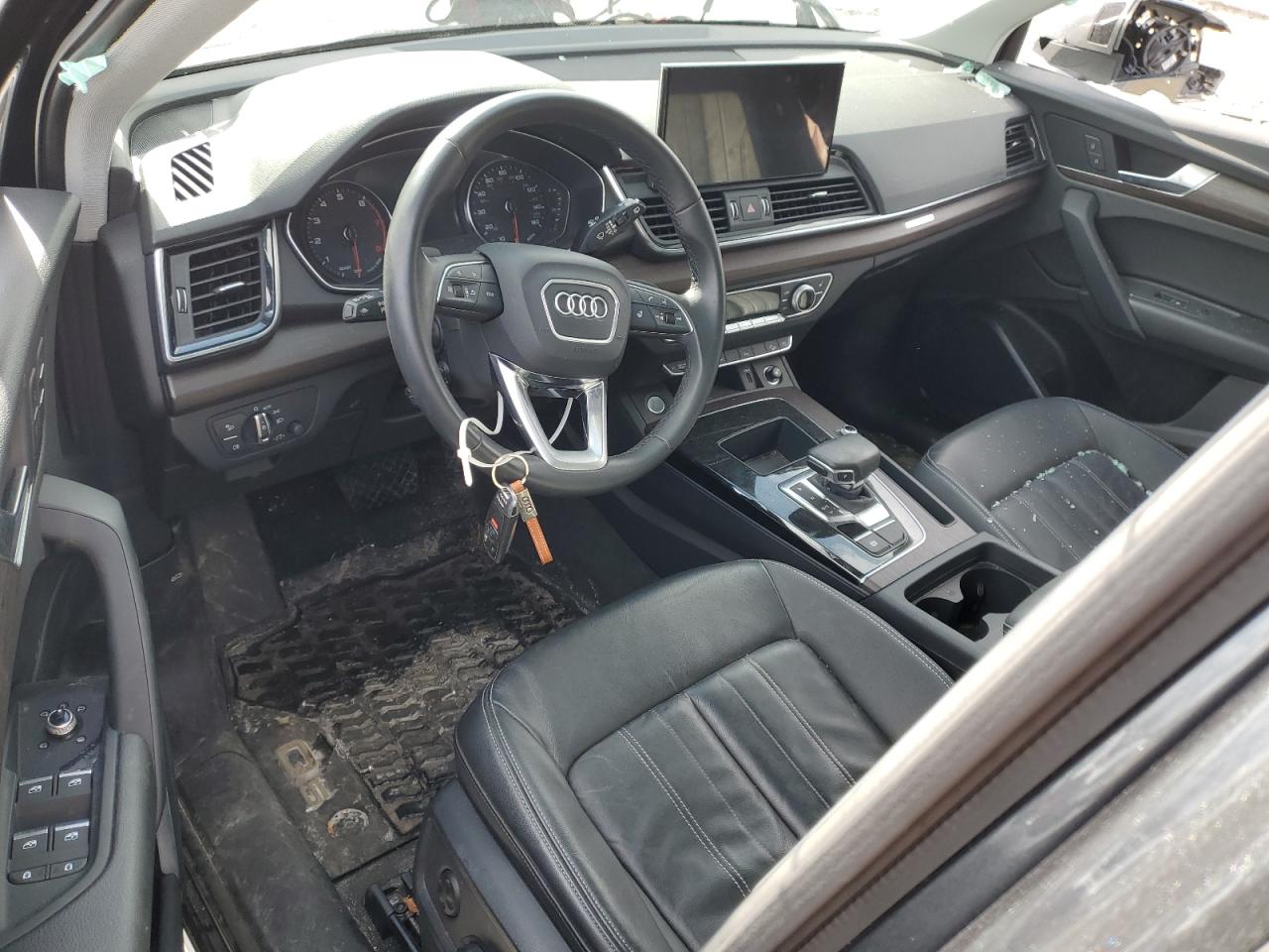 2023 Audi Q5 VIN WA1GAAFY3P2041102 Copart auction photo, front end / side damage thumbnail 8