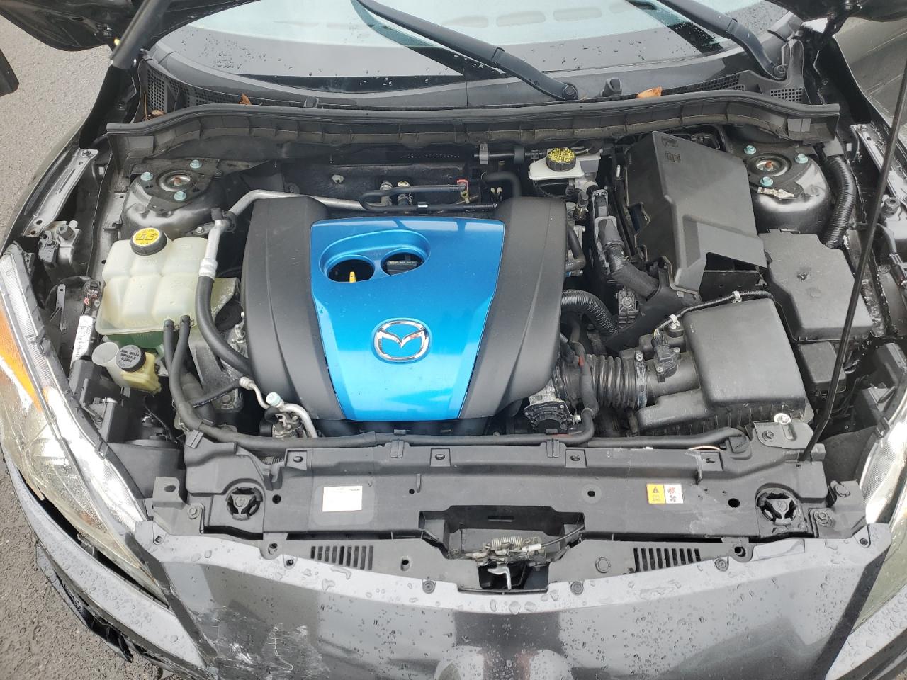 2012 Mazda 3 VIN JM1BL1L82C1622900 Copart auction photo, undercarriage / front end damage thumbnail 11