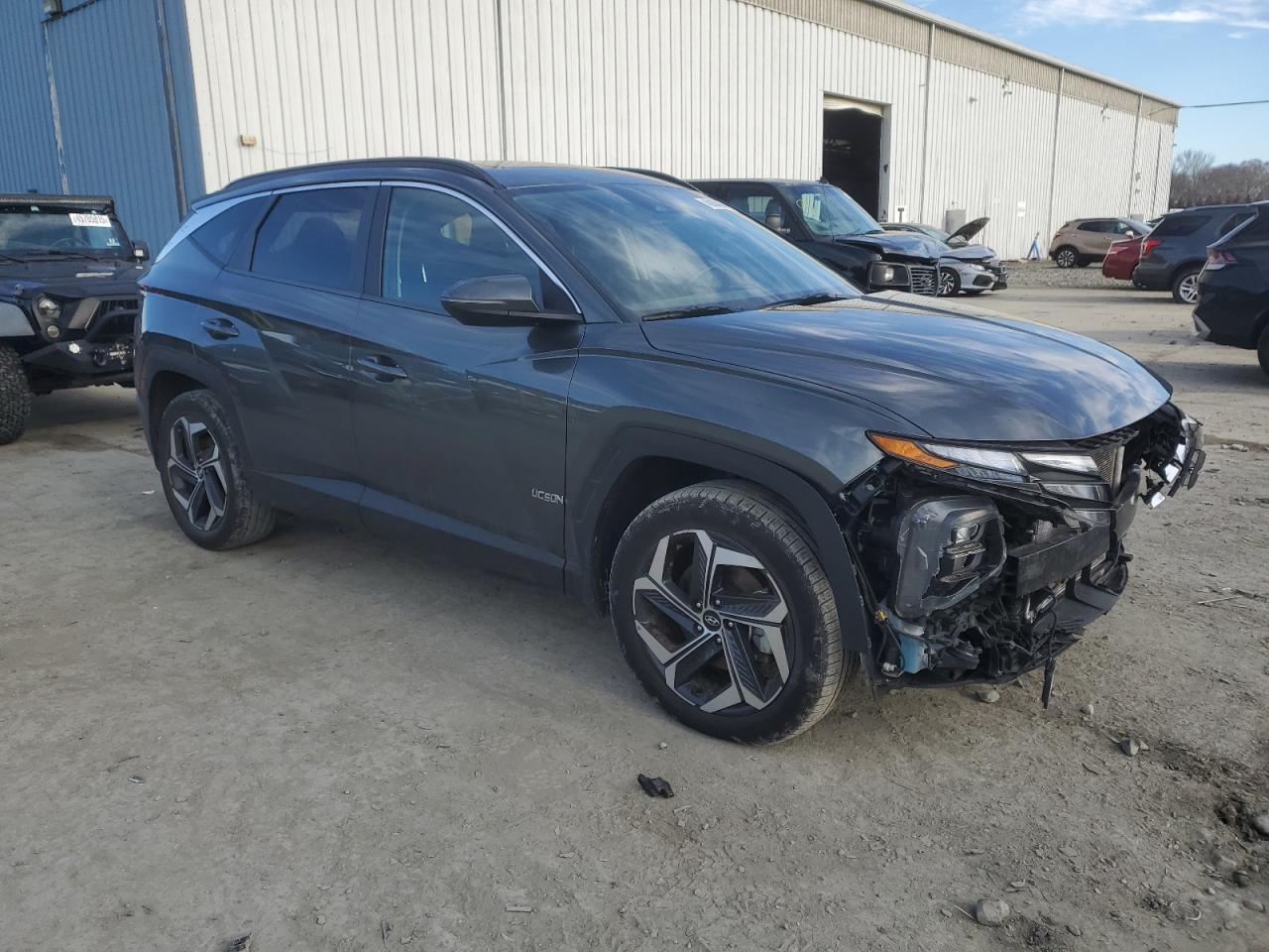 2022 Hyundai Tucson VIN 5NMJFCAE9NH089556 Copart auction photo, front end damage thumbnail 4