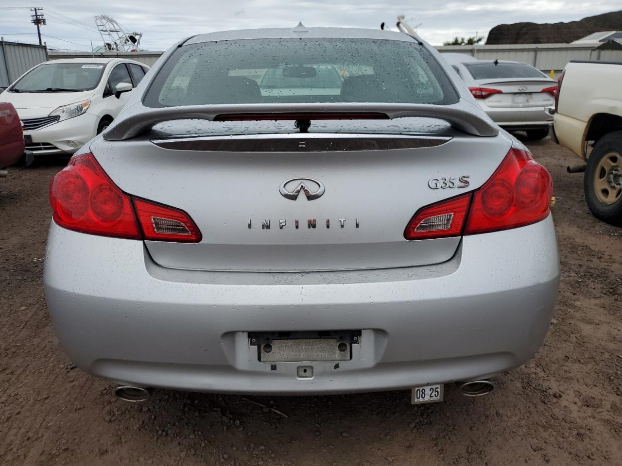 2008 Infiniti G VIN JNKBV61E38M213583 Copart auction photo, front end damage thumbnail 6
