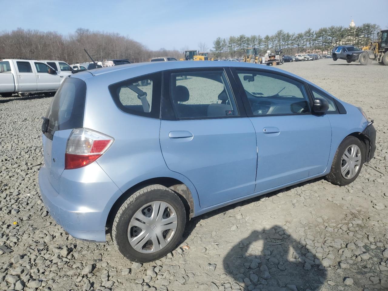 2010 Honda Fit VIN JHMGE8H20AC026889 Copart auction photo, front end damage thumbnail 3