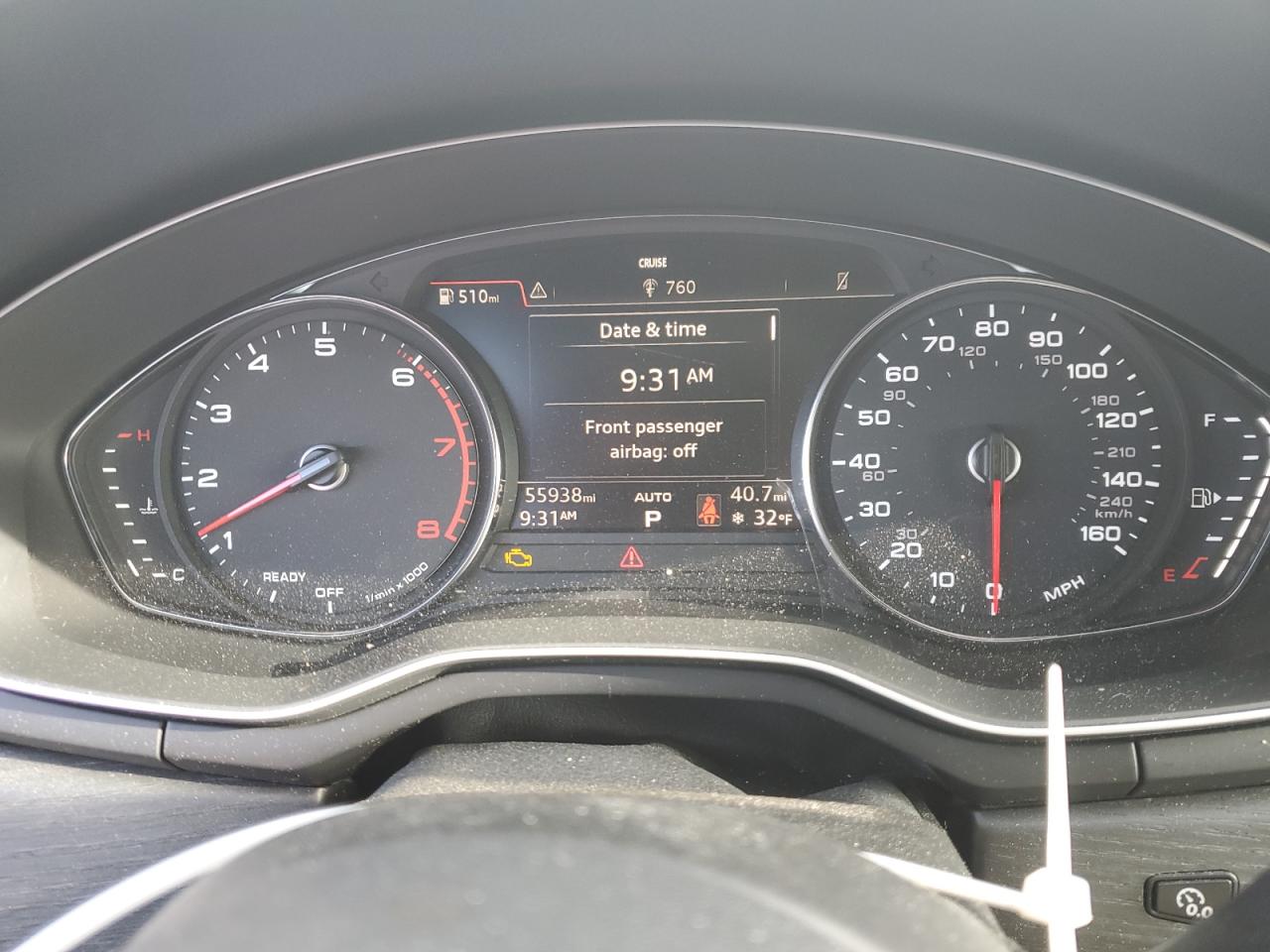 2018 Audi A5 VIN WAUNNAF55JA001699 Copart auction photo, front end damage thumbnail 9