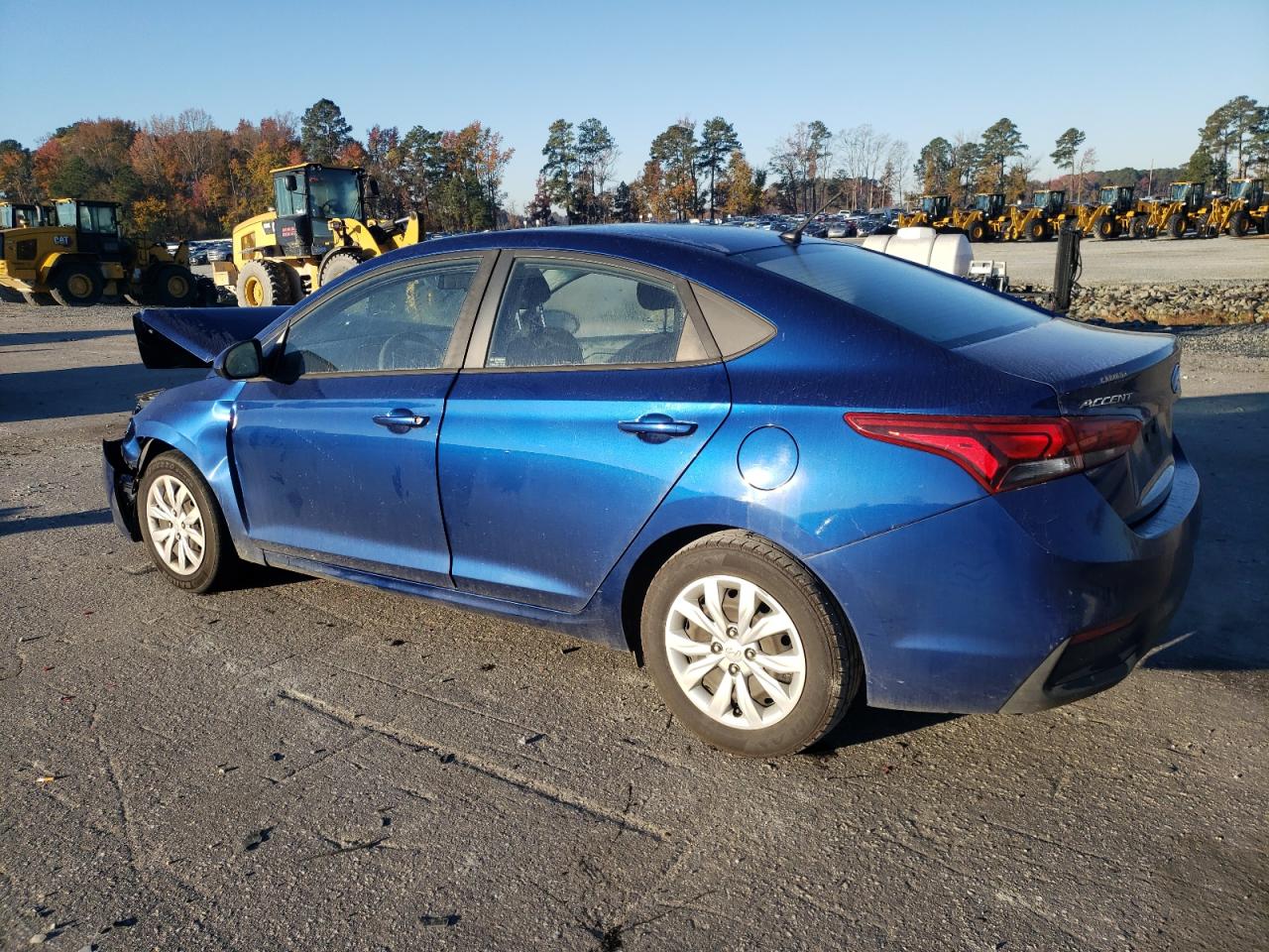 2019 Hyundai Accent VIN 3KPC24A30KE046428 Copart auction photo, front end damage thumbnail 2