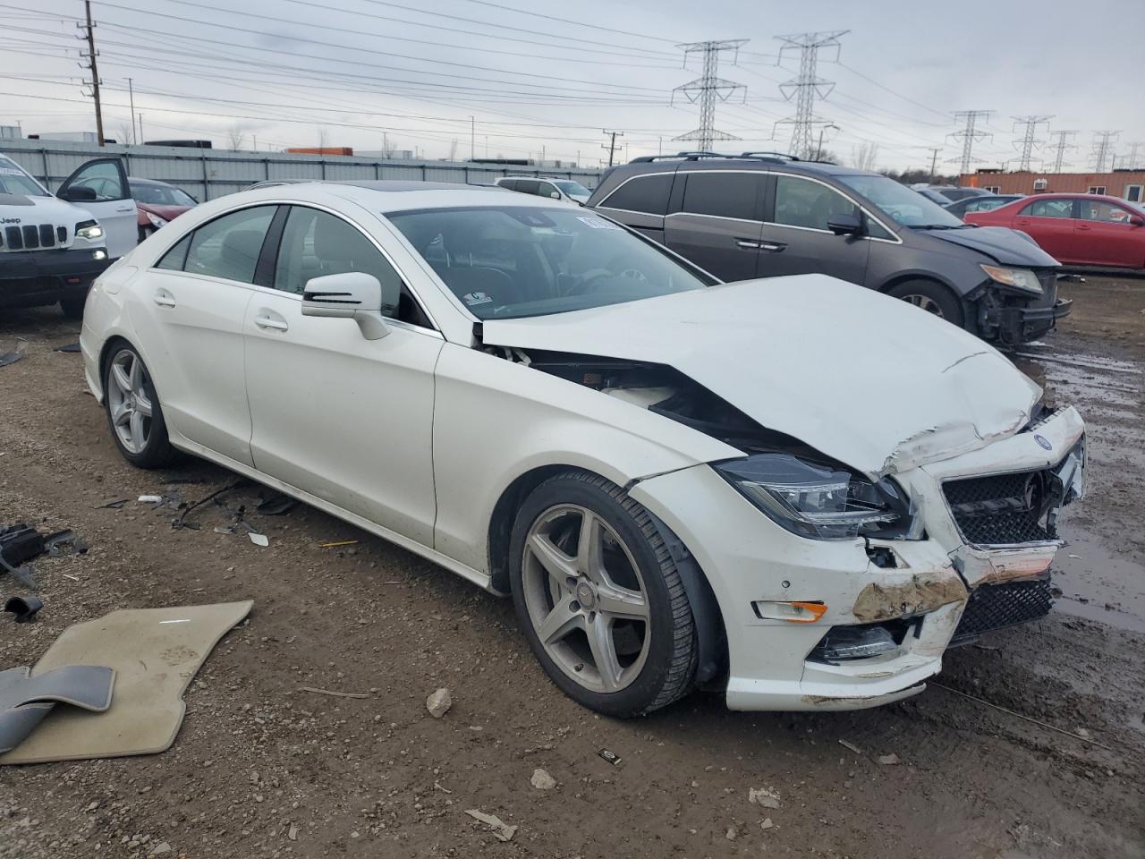 2013 Mercedes-Benz Cls-klasse VIN WDDLJ9BB7DA084997 Copart auction photo, front end damage thumbnail 4