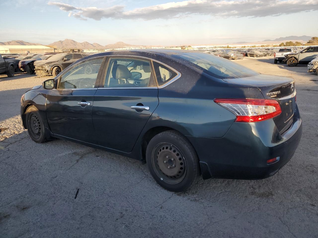2013 Nissan Sentra VIN 1N4AB7AP1DN902464 Copart auction photo, front end / side damage thumbnail 2