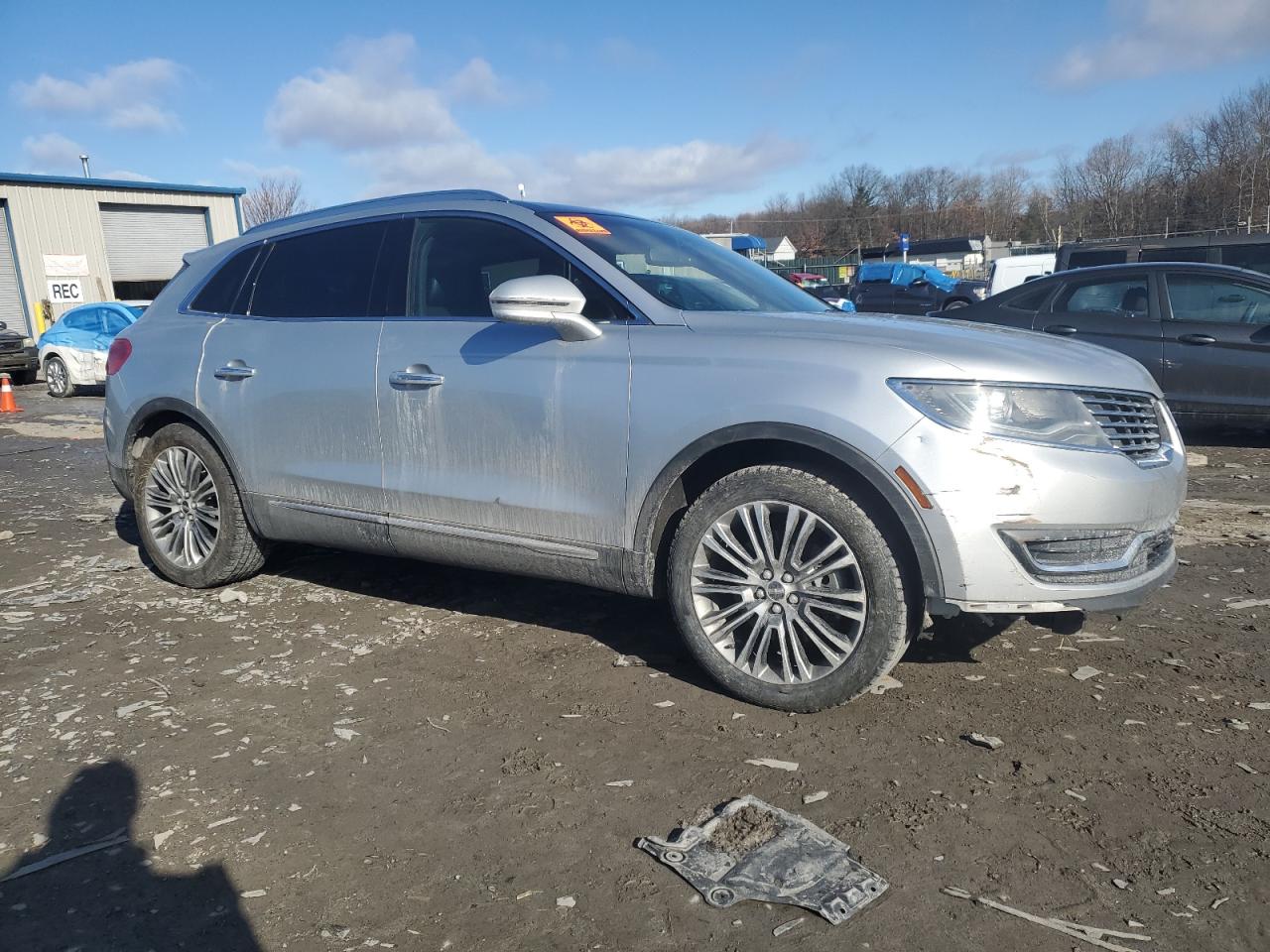 2016 Lincoln MKX VIN 2LMTJ6LR0GBL38787 Copart auction photo, front end / side damage thumbnail 4