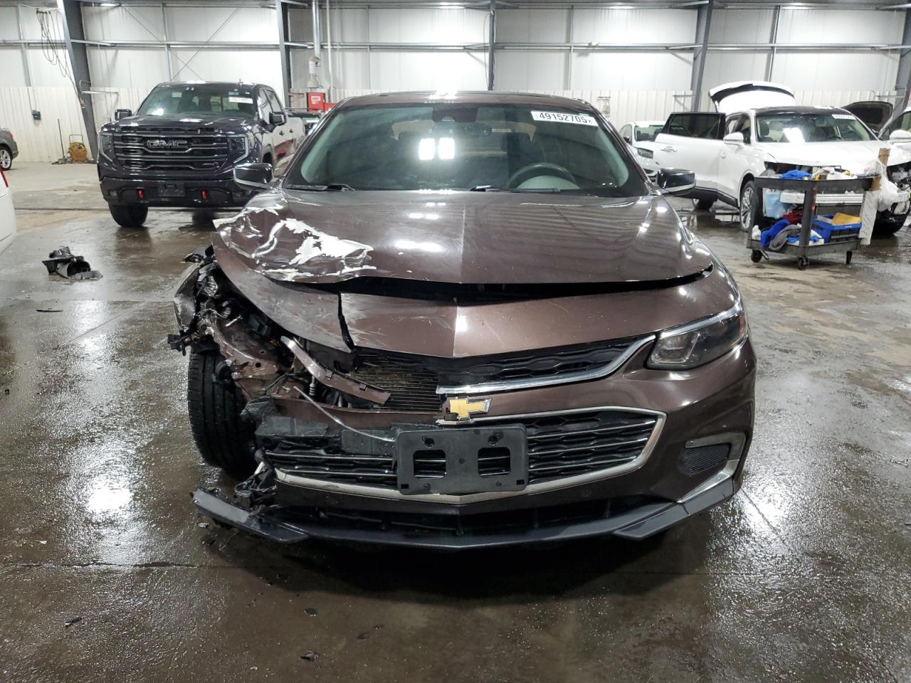 2016 Chevrolet Malibu VIN 1G1ZH5SX3GF243664 Copart auction photo, front end / side damage thumbnail 5
