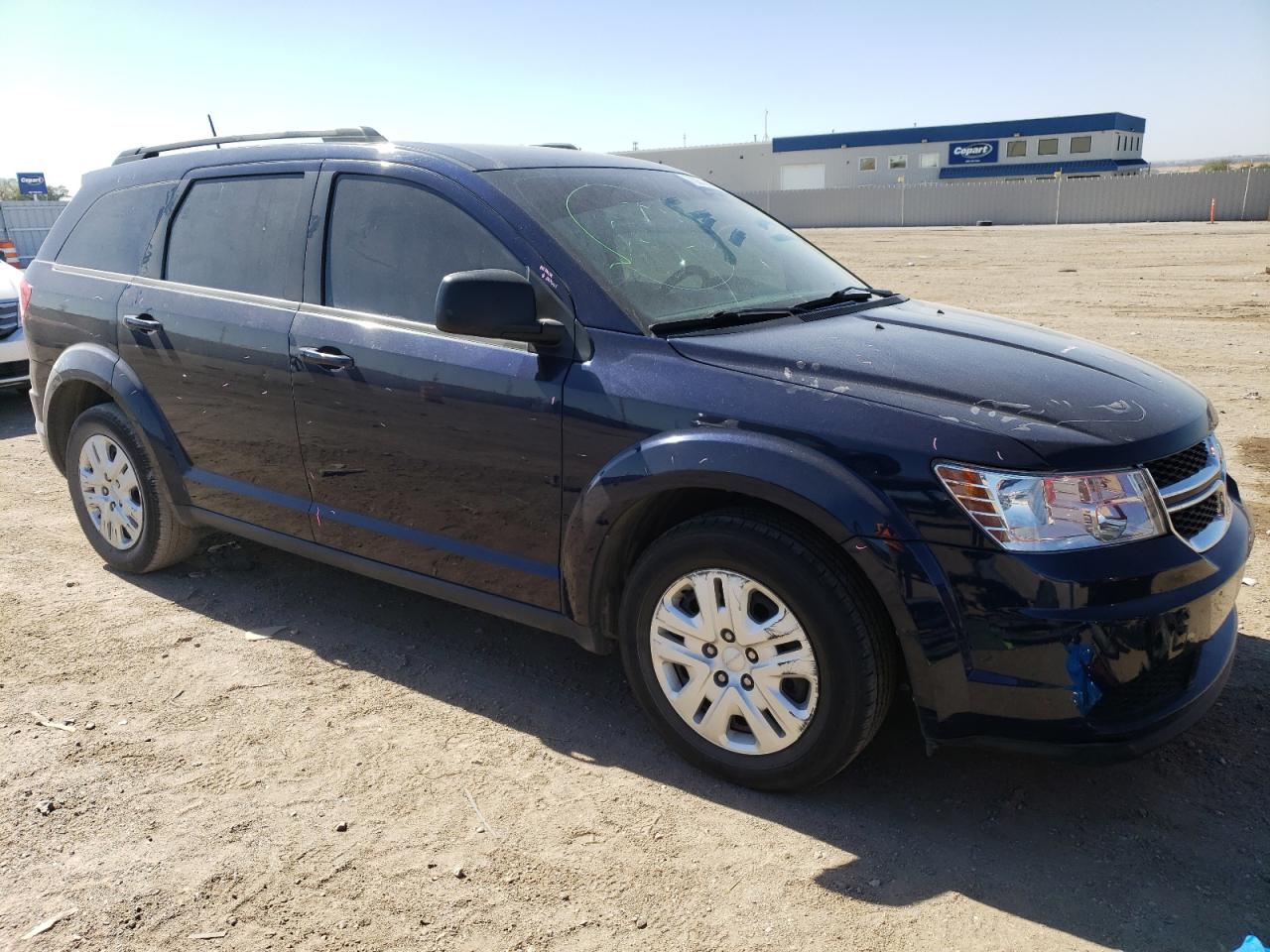 2019 Dodge Journey VIN 3C4PDCAB4KT869968 Copart auction photo, side / hail damage thumbnail 4