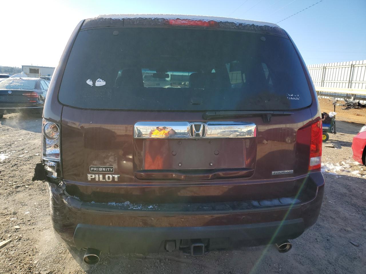 2011 Honda Pilot VIN 5FNYF3H97BB015685 Copart auction photo, all over damage thumbnail 6