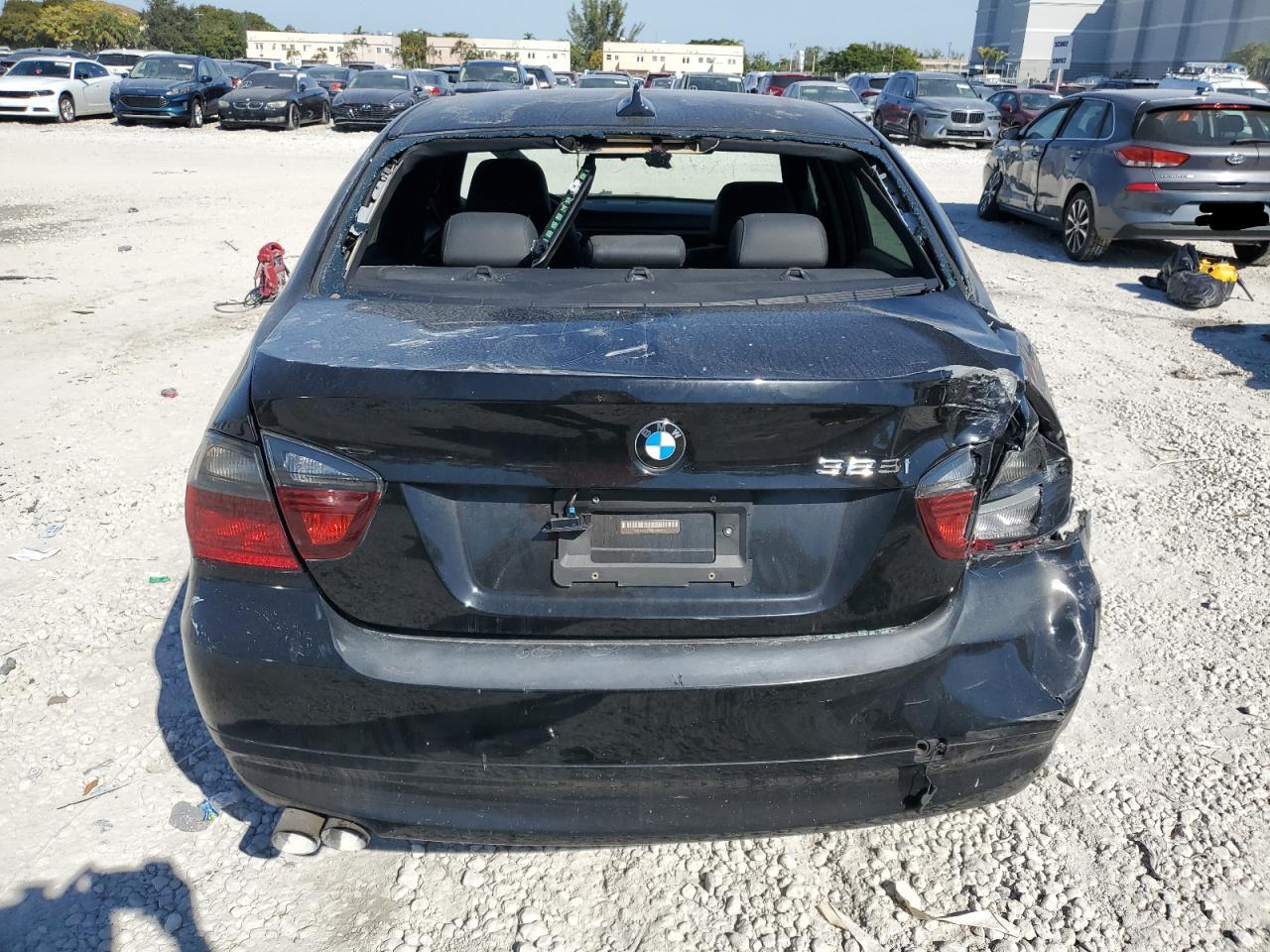2008 BMW 3er VIN WBAVA33598K055216 Copart auction photo, rear end / front end damage thumbnail 6