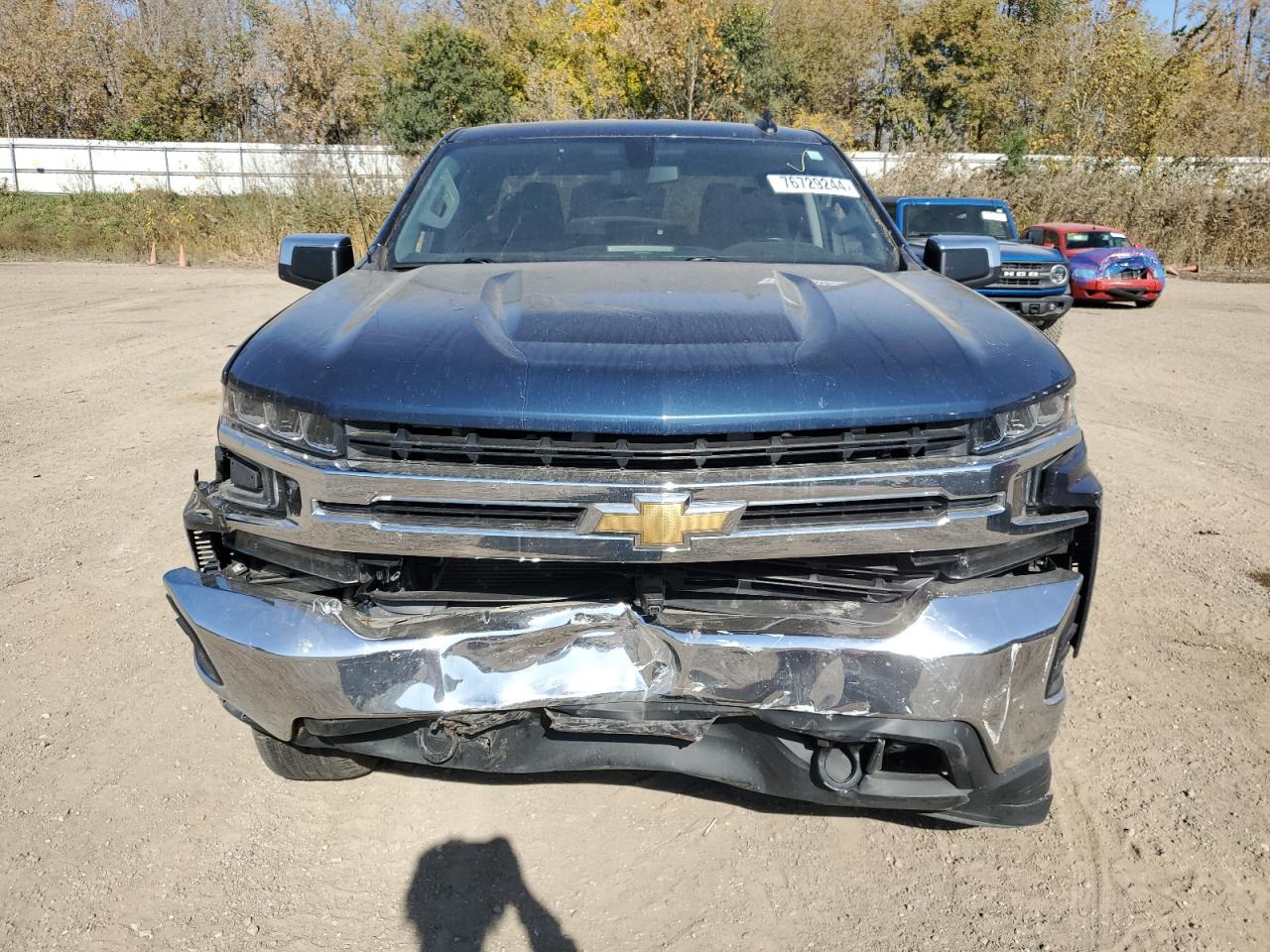 2019 Chevrolet Silverado VIN 1GCRYDED8KZ196285 Copart auction photo, front end / minor dent/scratches damage thumbnail 5