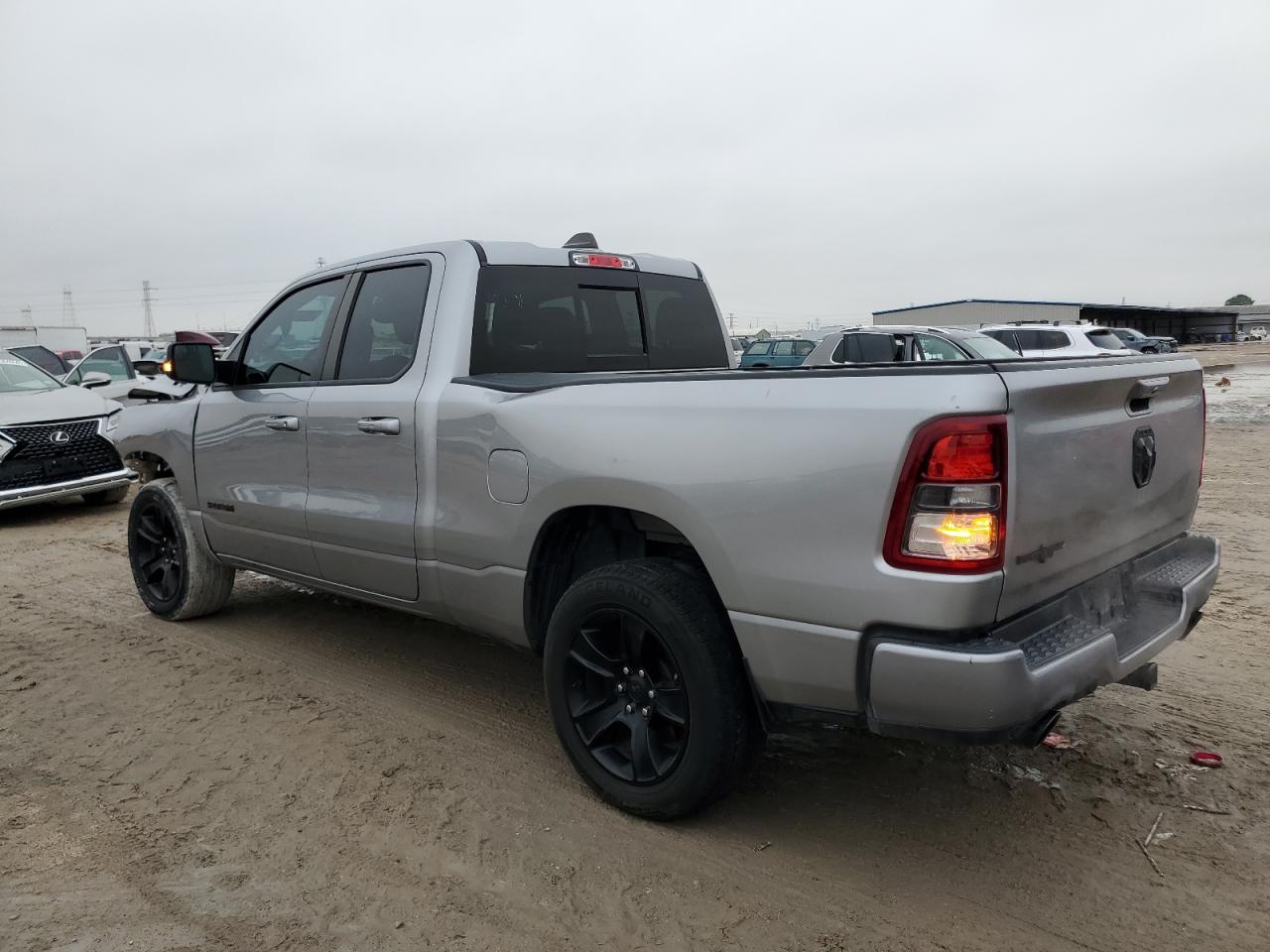 2022 RAM 1500 VIN 1C6RREBT6NN158202 Copart auction photo, front end / side damage thumbnail 2