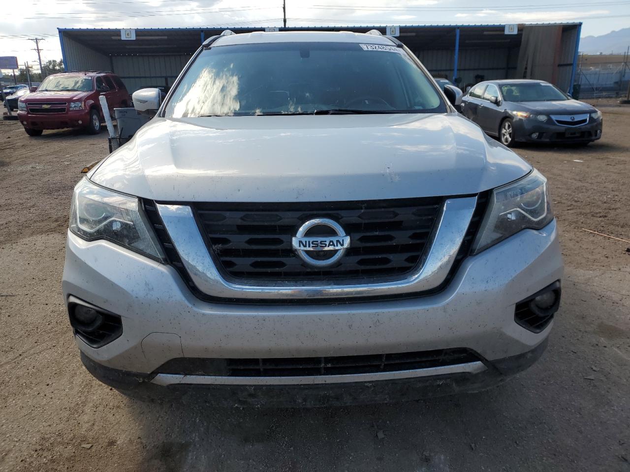 2017 Nissan Pathfinder VIN 5N1DR2MM9HC661225 Copart auction photo, rear end damage thumbnail 5