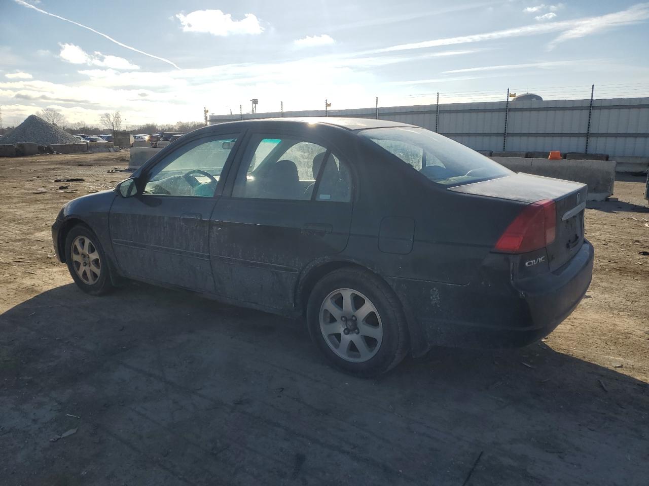 2002 Honda Civic VIN 1HGES26792L054335 Copart auction photo, rear end damage thumbnail 2