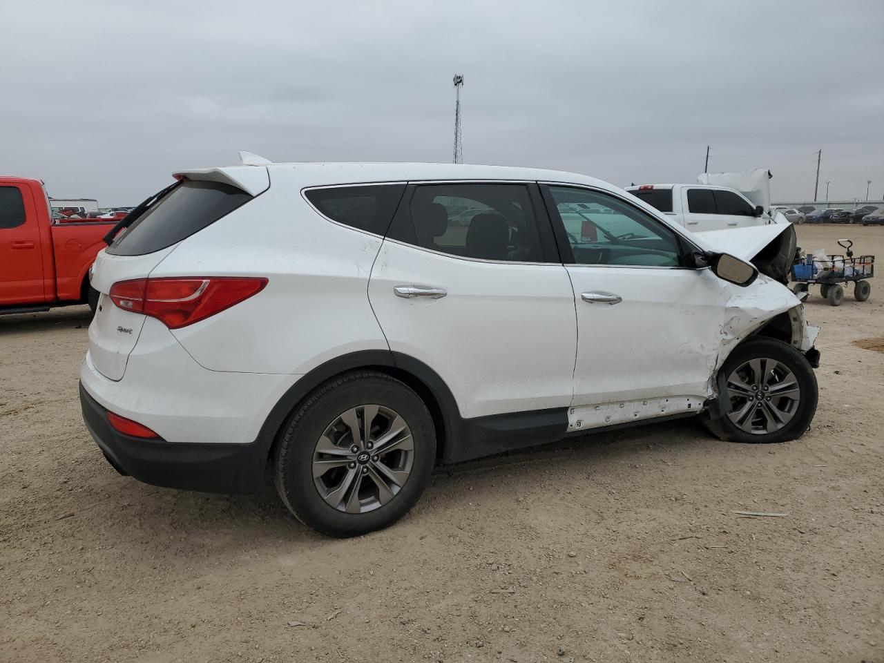 2016 Hyundai Santa Fe VIN 5XYZT3LB3GG337845 Copart auction photo, front end damage thumbnail 3