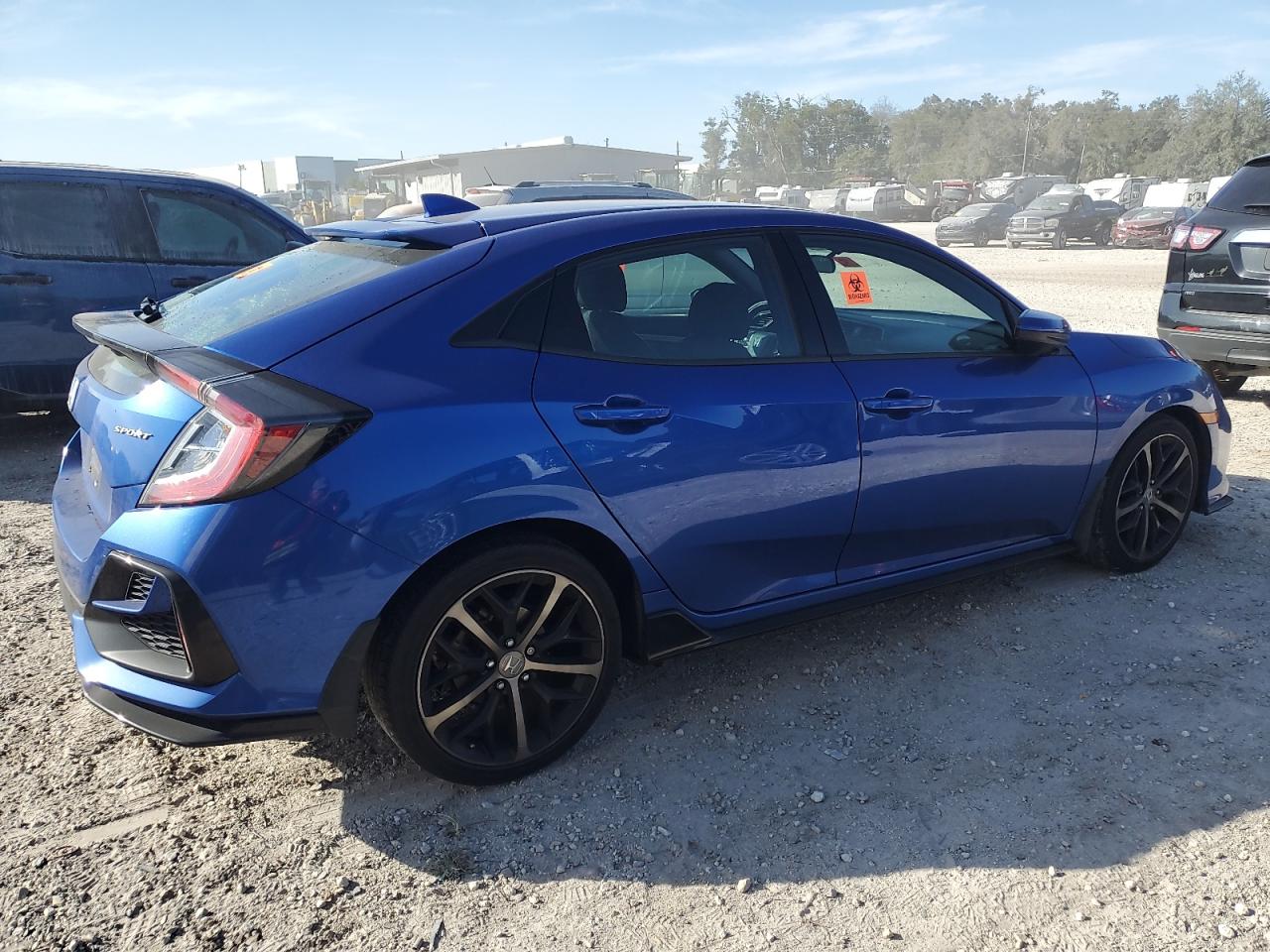 2020 Honda Civic VIN SHHFK7H42LU200130 Copart auction photo, biohazard/chemical damage thumbnail 3