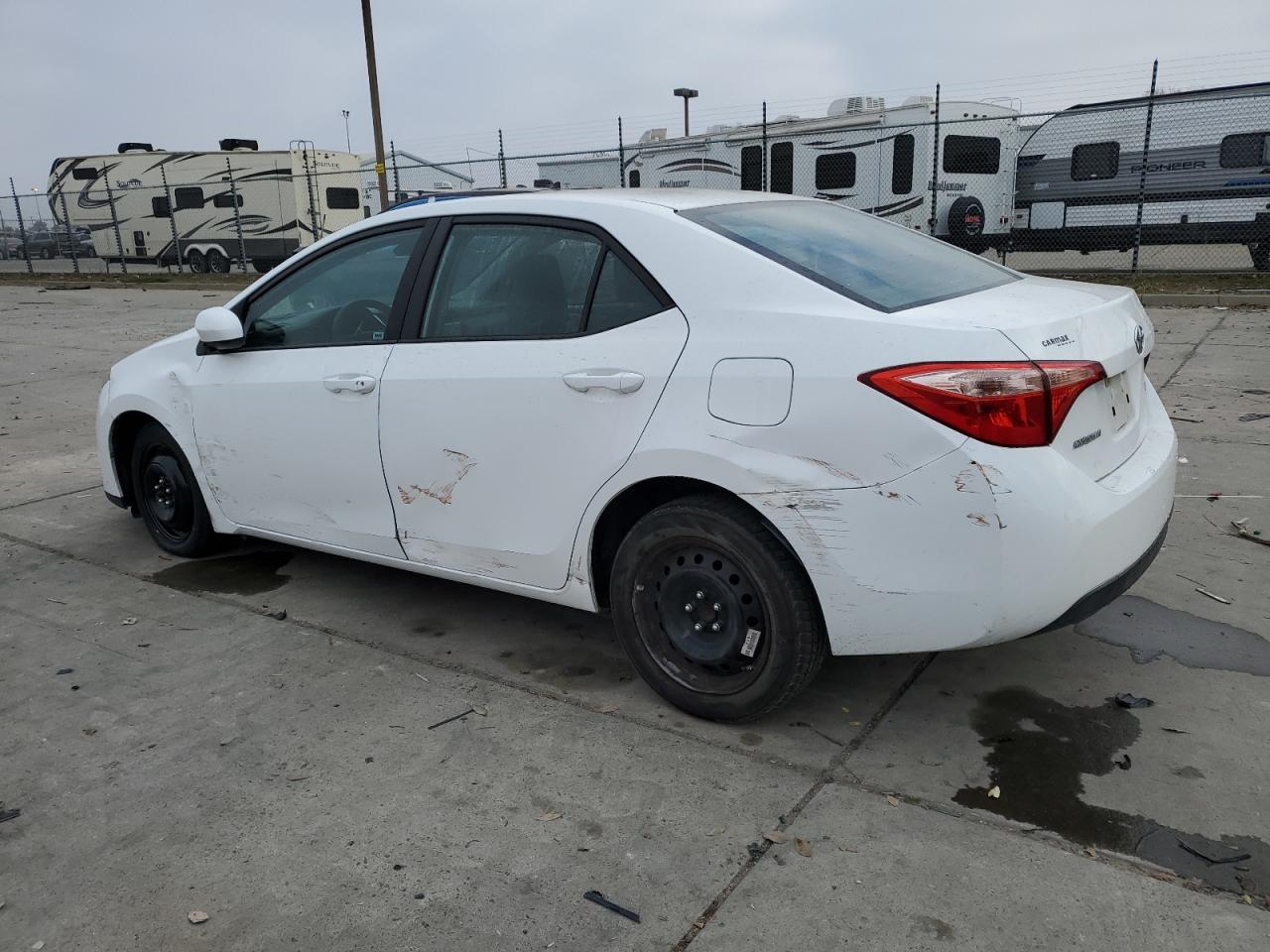 2017 Toyota Corolla VIN 5YFBURHE2HP587918 Copart auction photo, front end / side damage thumbnail 2