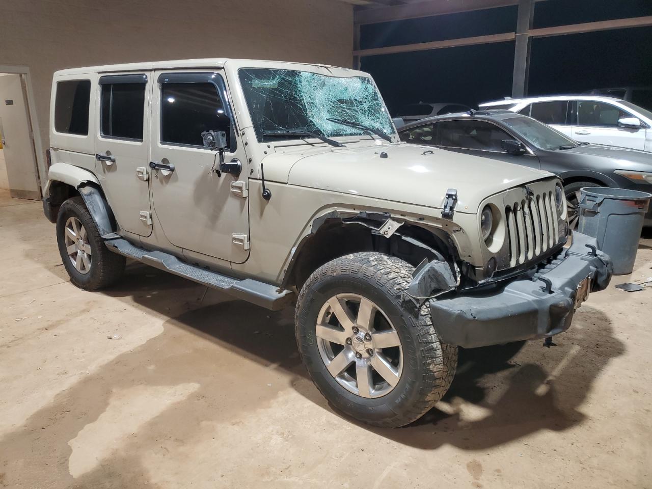 2017 Jeep Wrangler VIN 1C4HJWEG4HL744669 Copart auction photo, all over damage thumbnail 4