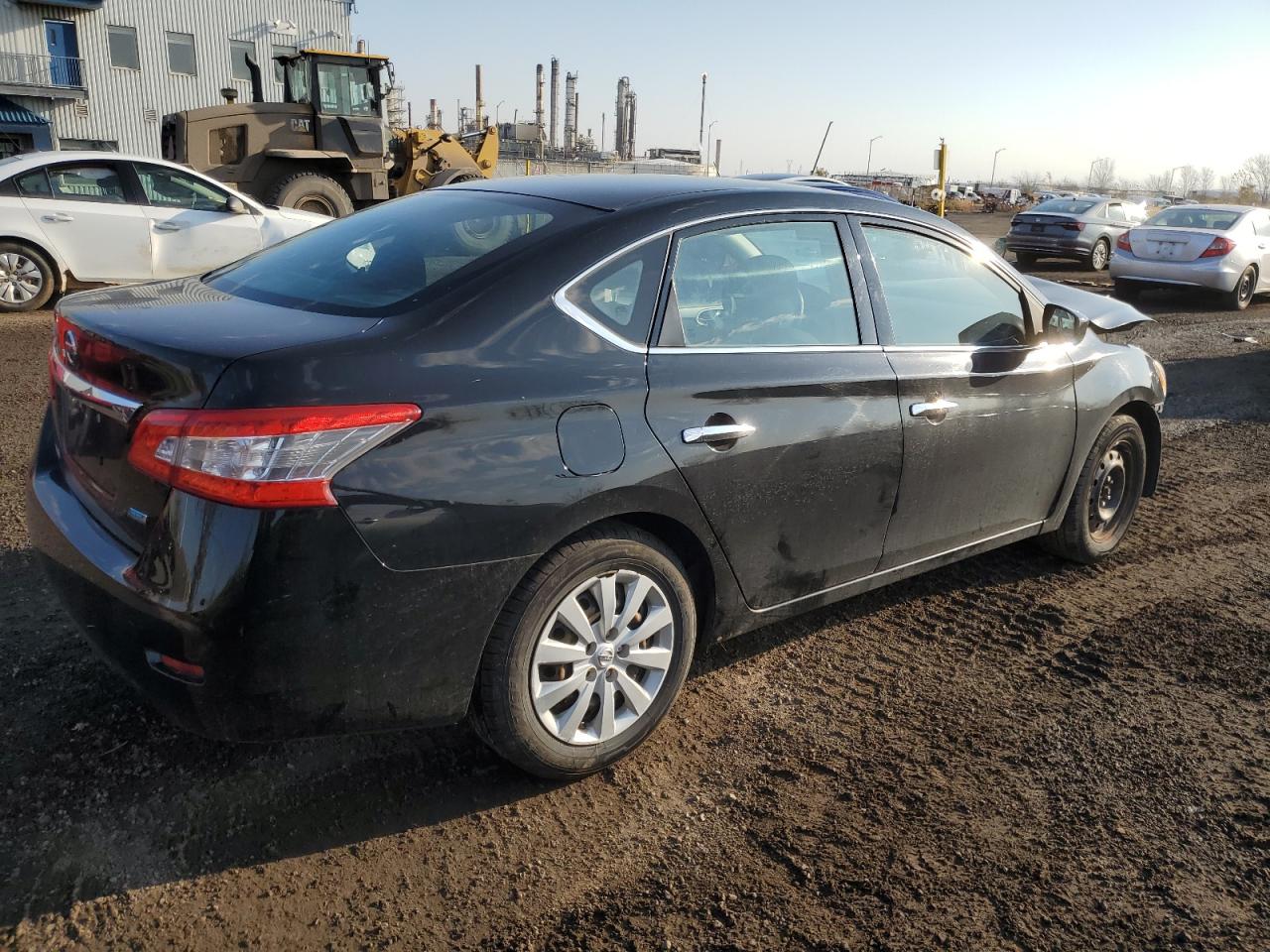 2014 Nissan Sentra VIN 3N1AB7AP9EL637789 Copart auction photo, front end / side damage thumbnail 3