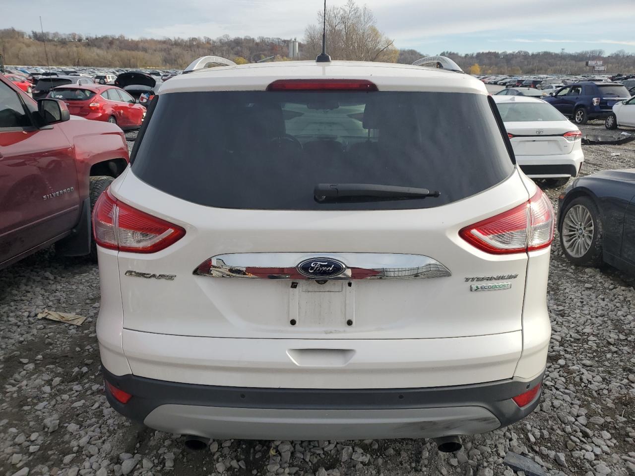 2014 Ford Escape VIN 1FMCU0JX6EUC20302 Copart auction photo, front end damage thumbnail 6