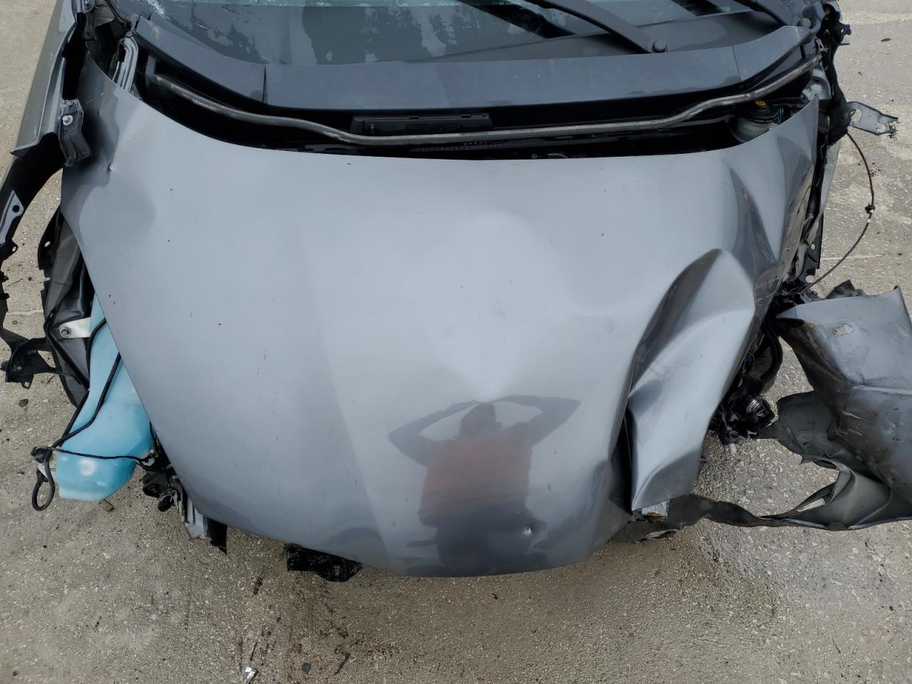 2012 Honda Fit VIN JHMGE8H30CS001525 Copart auction photo, front end / side damage thumbnail 11