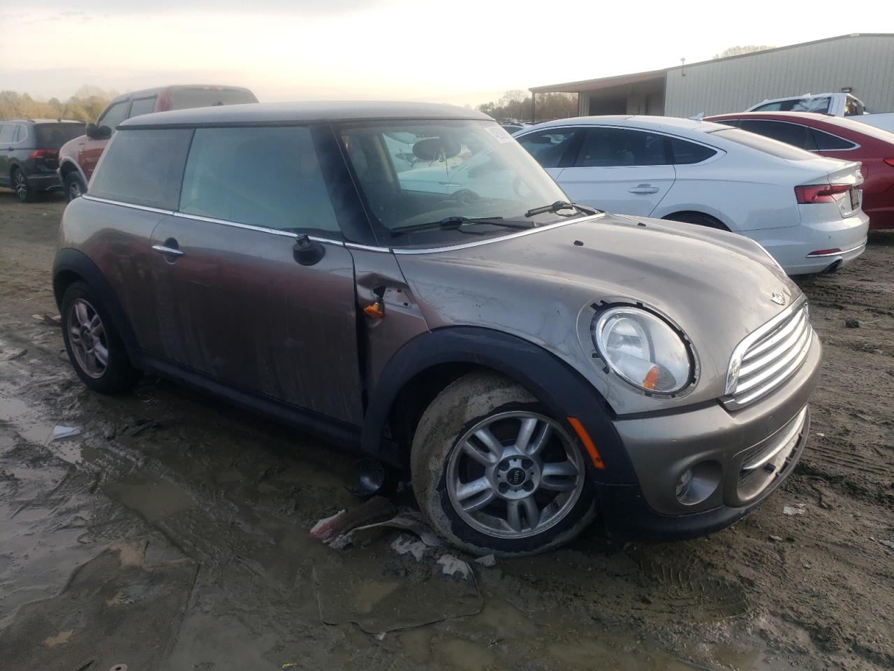 2012 MINI Cooper VIN WMWSU3C52CT255545 Copart auction photo, frame damage damage thumbnail 4