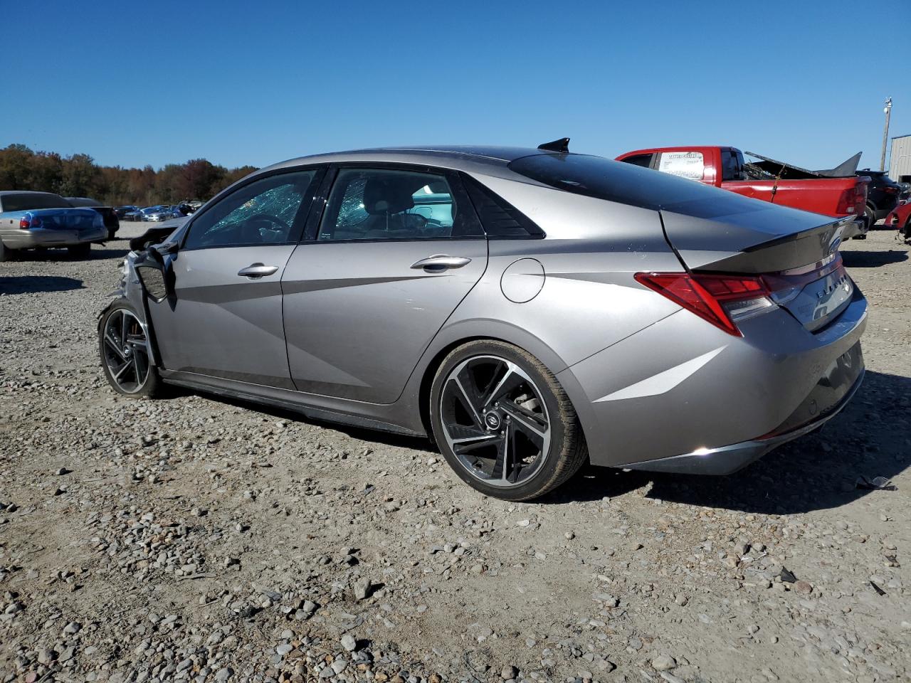 2023 Hyundai Elantra VIN KMHLR4AFXPU609690 Copart auction photo, front end damage thumbnail 2
