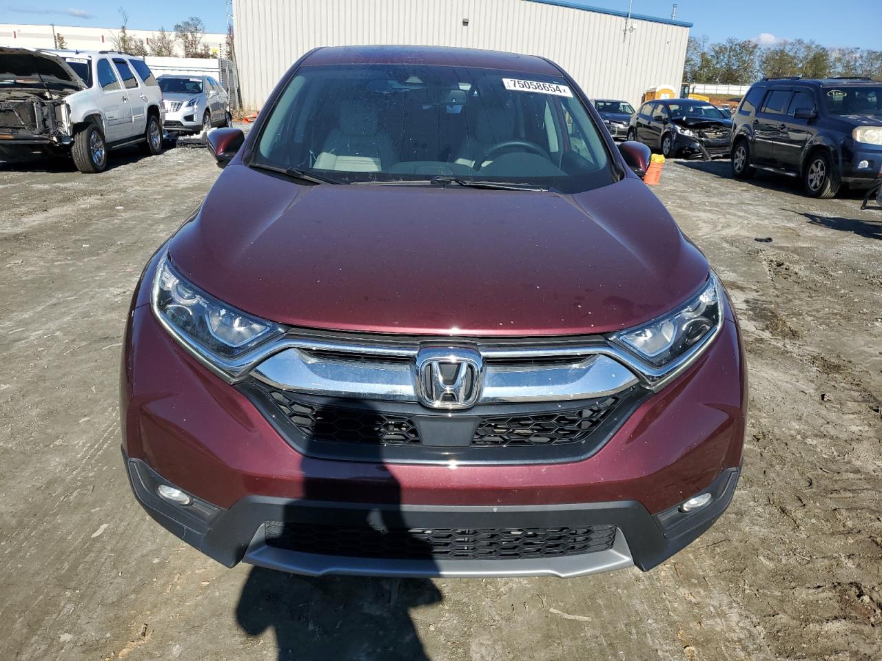 2018 Honda CR-V VIN 2HKRW2H83JH615917 Copart auction photo, rear end damage thumbnail 5