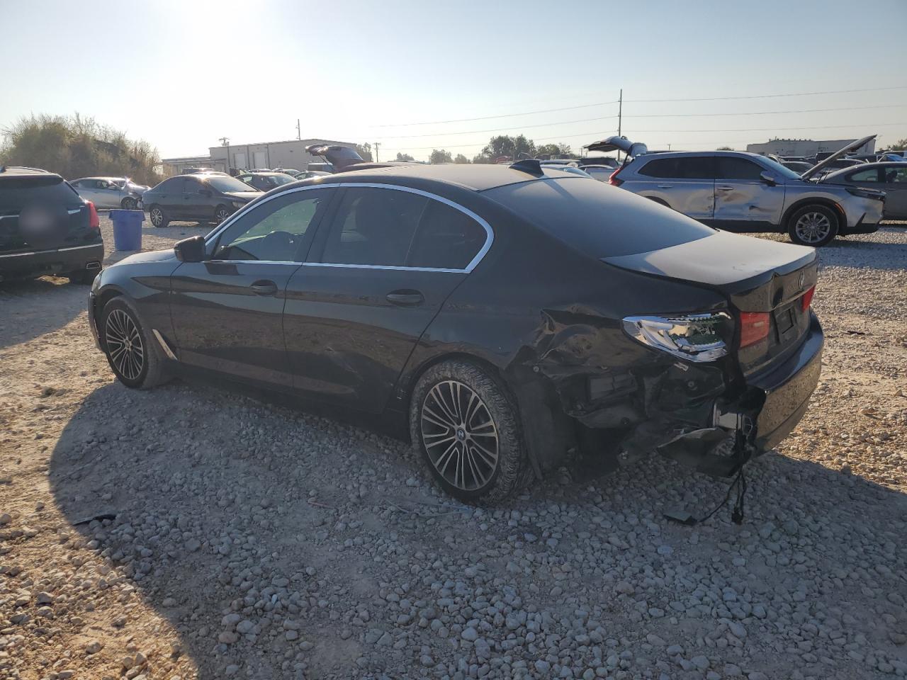 2020 BMW 5er VIN WBAJR3C0XLWW62870 Copart auction photo, front end / rear end damage thumbnail 2