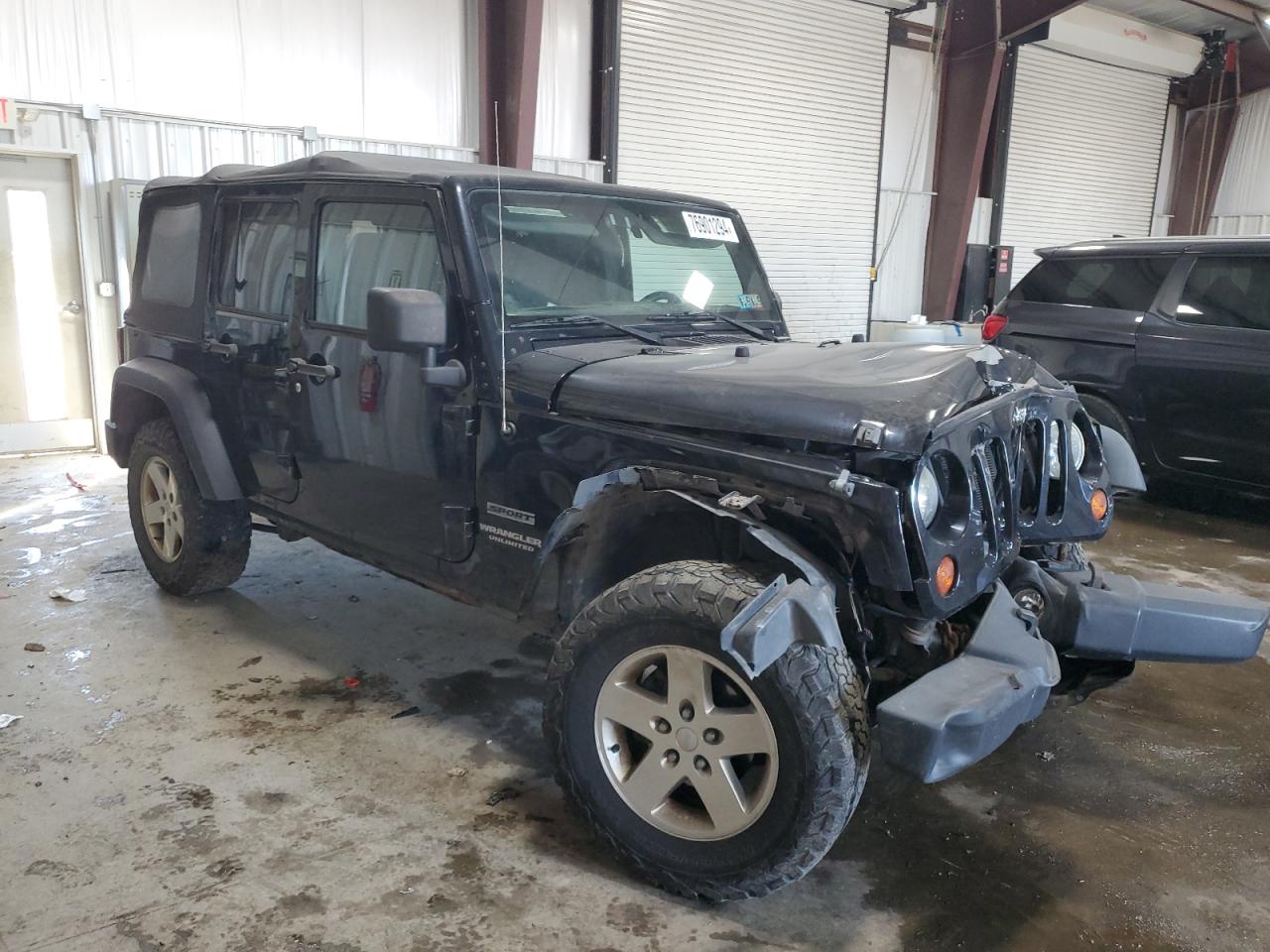 2011 Jeep Wrangler VIN 1J4BA3H14BL511159 Copart auction photo, front end damage thumbnail 4
