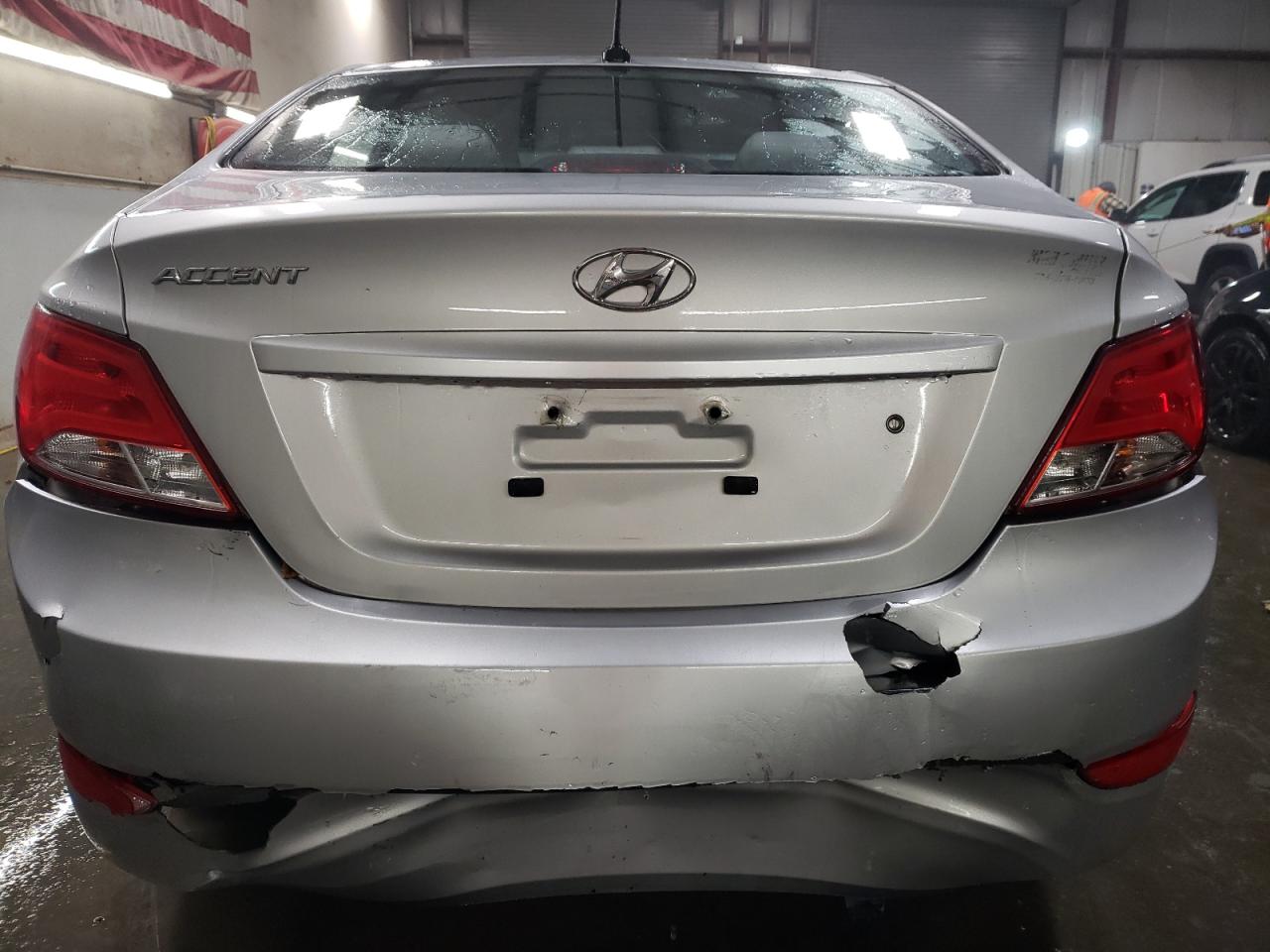 2015 Hyundai Accent VIN KMHCT4AE0FU886078 Copart auction photo, front end damage thumbnail 6