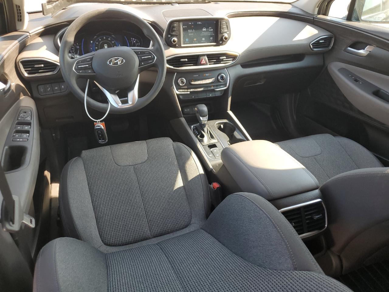 2020 Hyundai Santa Fe VIN 5NMS33AD9LH239019 Copart auction photo, rear end / front end damage thumbnail 8