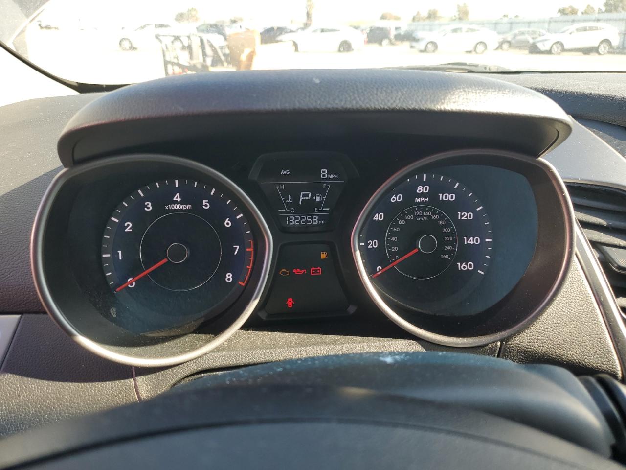 2015 Hyundai Elantra VIN 5NPDH4AE5FH588498 Copart auction photo, vandalism damage thumbnail 9