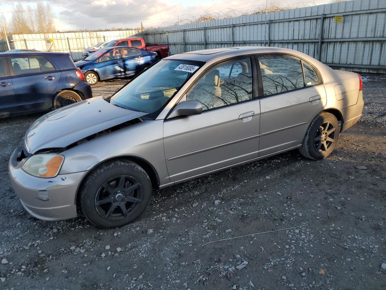 2001 Honda Civic VIN JHMES267X1S000415