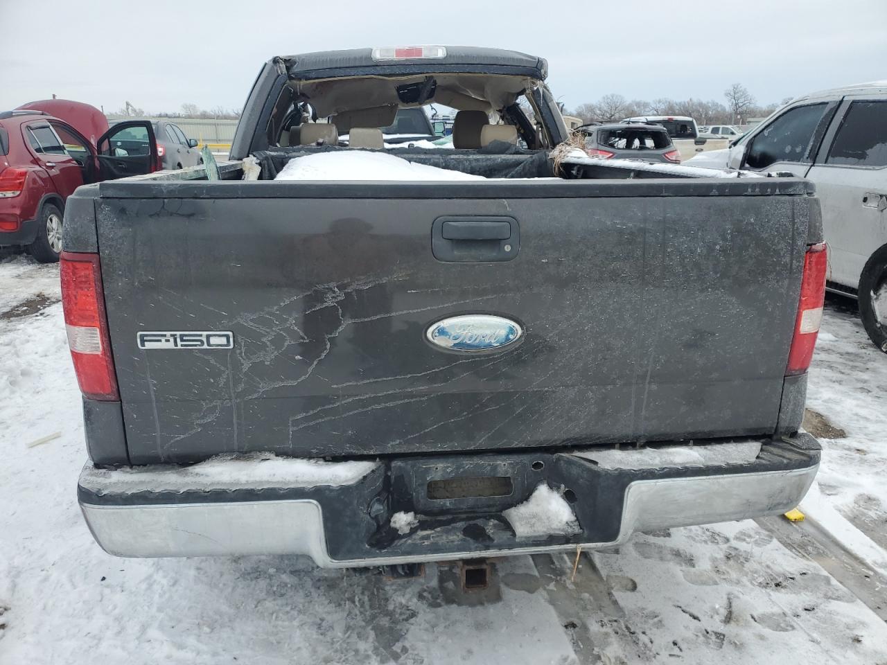 2006 Ford F-150 VIN 1FTPX145X6FA10028 Copart auction photo, all over damage thumbnail 6