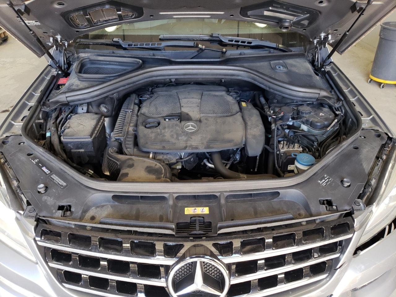 2013 Mercedes-Benz M-klasse VIN 4JGDA5HB1DA122394 Copart auction photo, frame damage / front end damage thumbnail 12