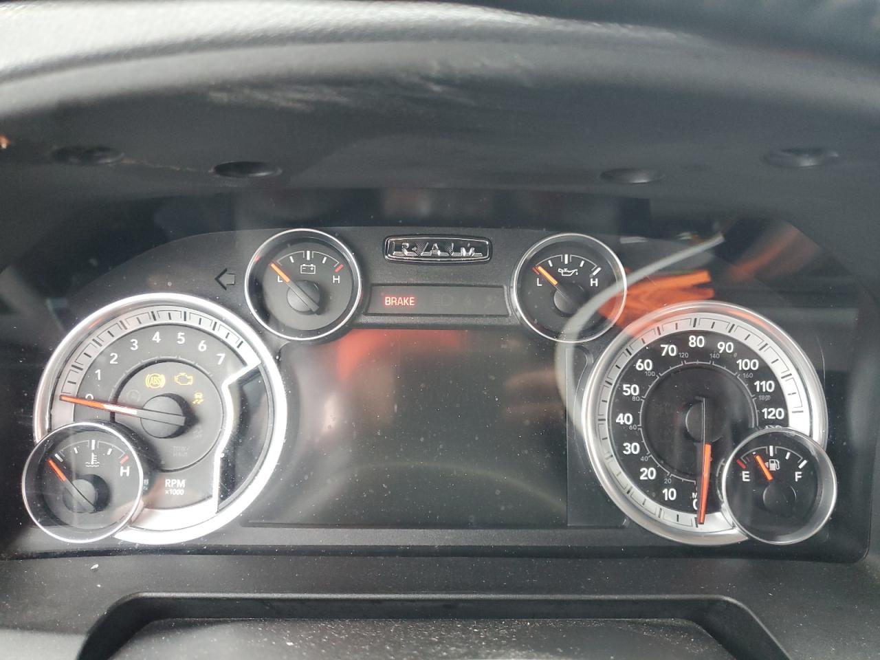 2014 RAM 1500 VIN 1C6RR7LT2ES317812 Copart auction photo, front end / side damage thumbnail 9