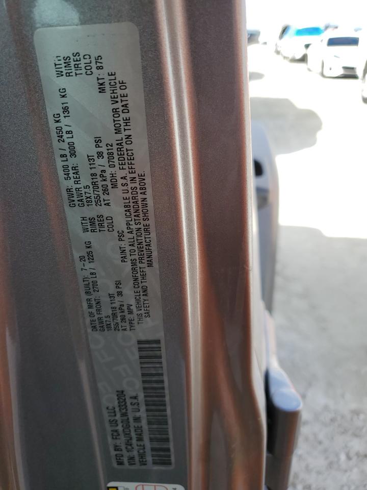 2020 Jeep Wrangler VIN 1C4HJXDG0LW333204 Copart auction photo, water/flood damage thumbnail 14