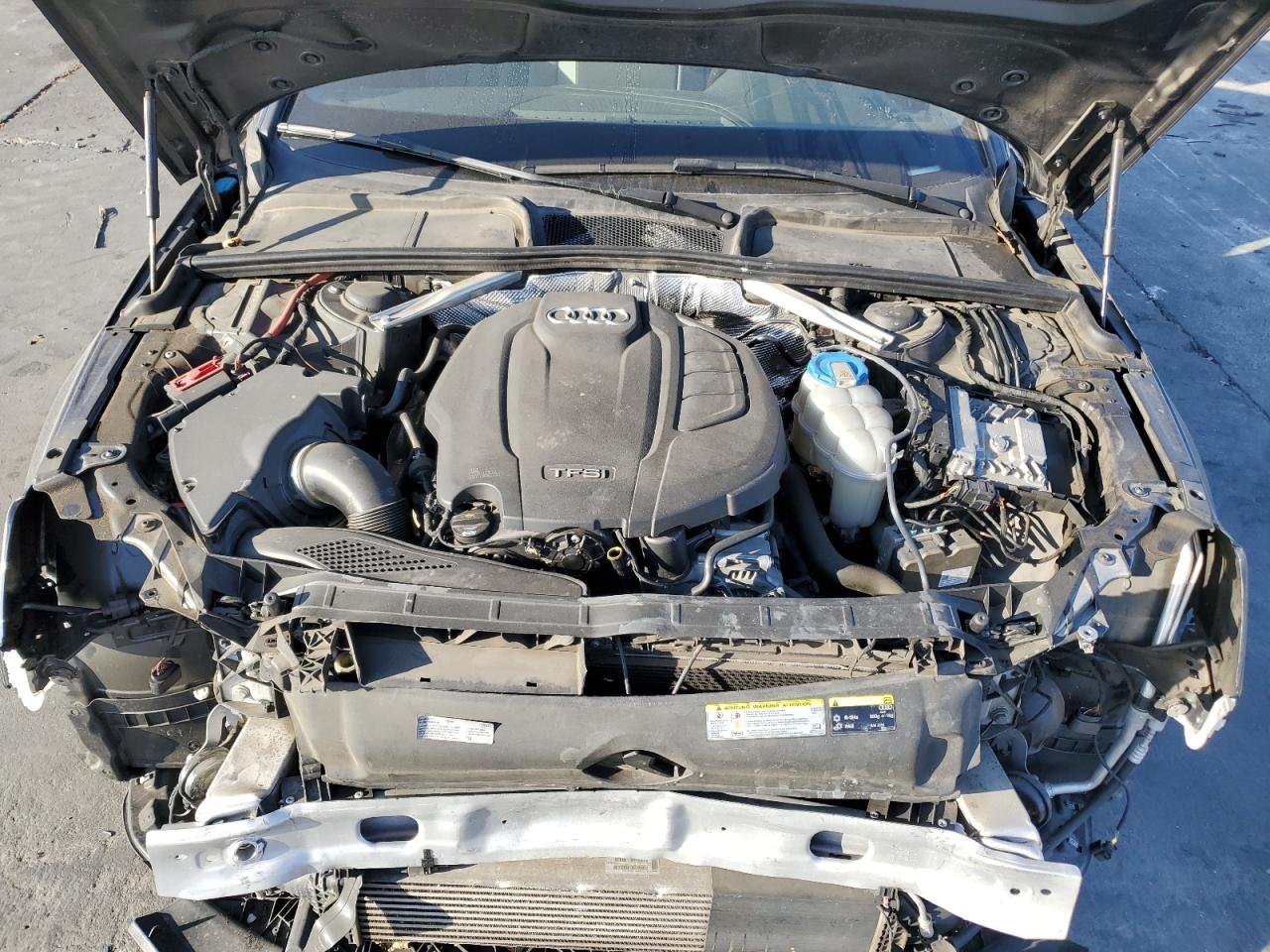 2017 Audi A4 VIN WAULNAF44HN044030 Copart auction photo, front end damage thumbnail 13