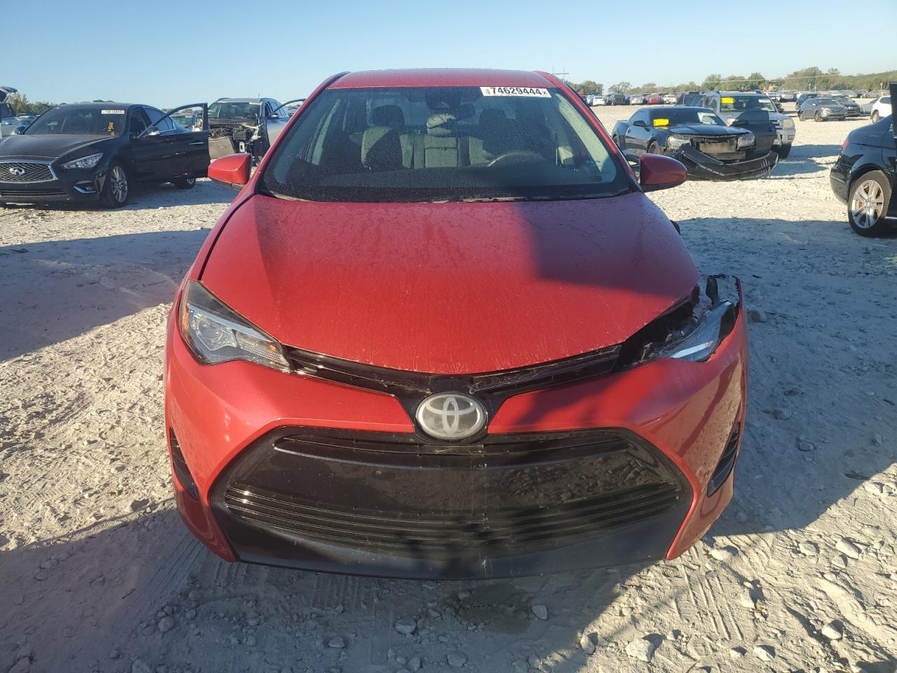 2018 Toyota Corolla VIN 5YFBURHE0JP841728 Copart auction photo, front end / rear end damage thumbnail 5