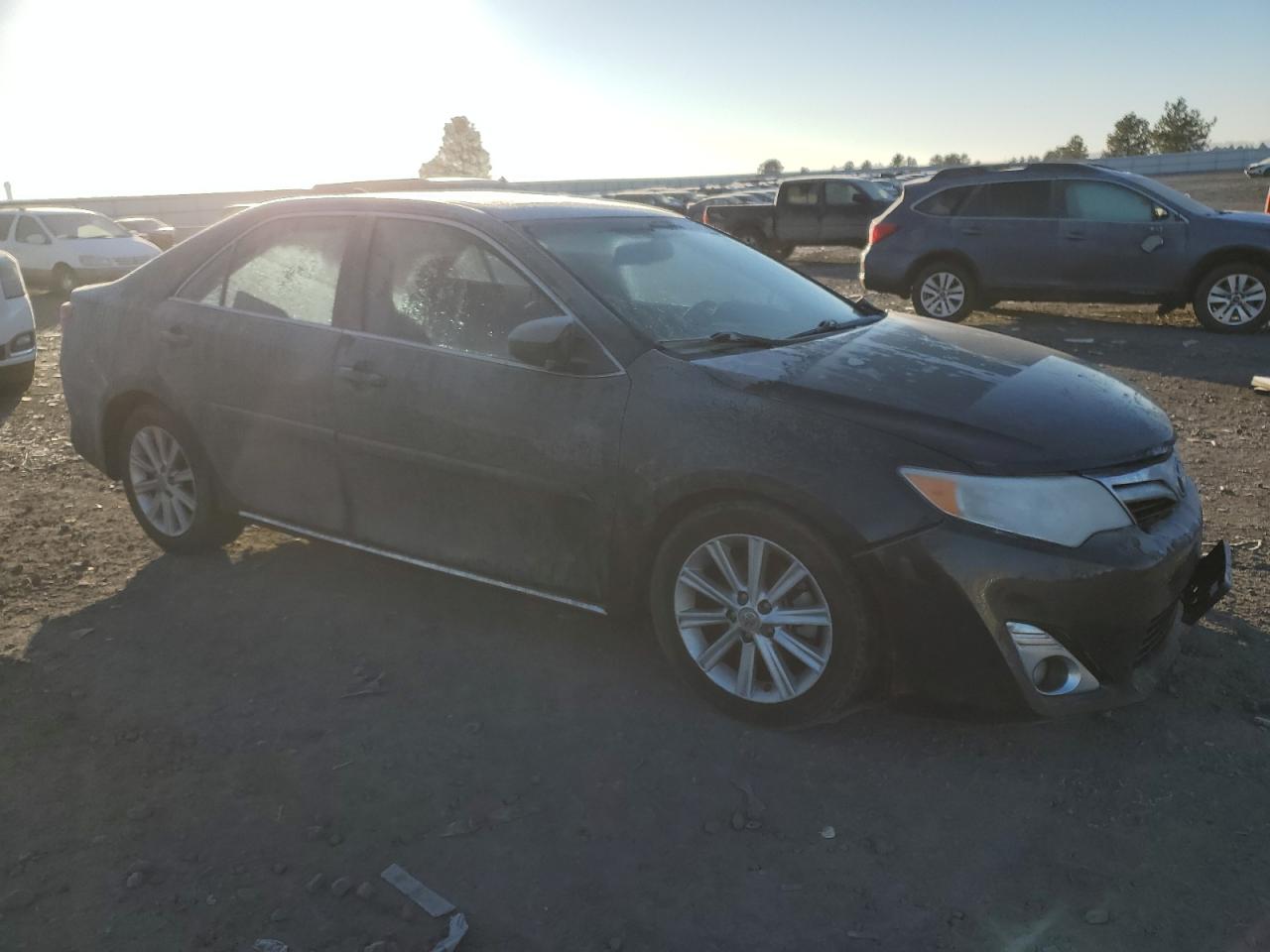 2013 Toyota Camry VIN 4T1BK1FK0DU527001 Copart auction photo, front end / side damage thumbnail 4