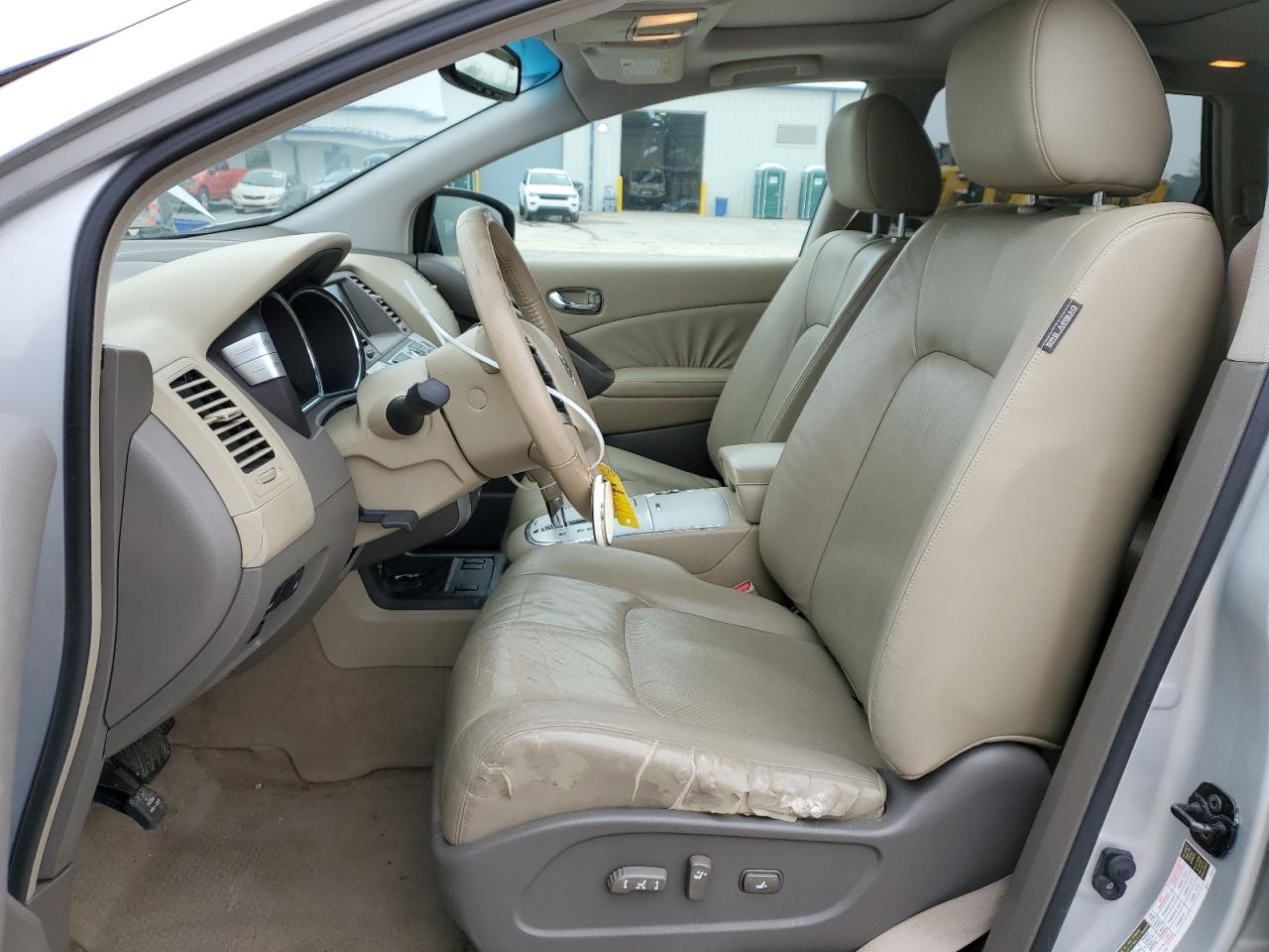2009 Nissan Murano VIN JN8AZ18U49W014926 Copart auction photo, side damage thumbnail 7
