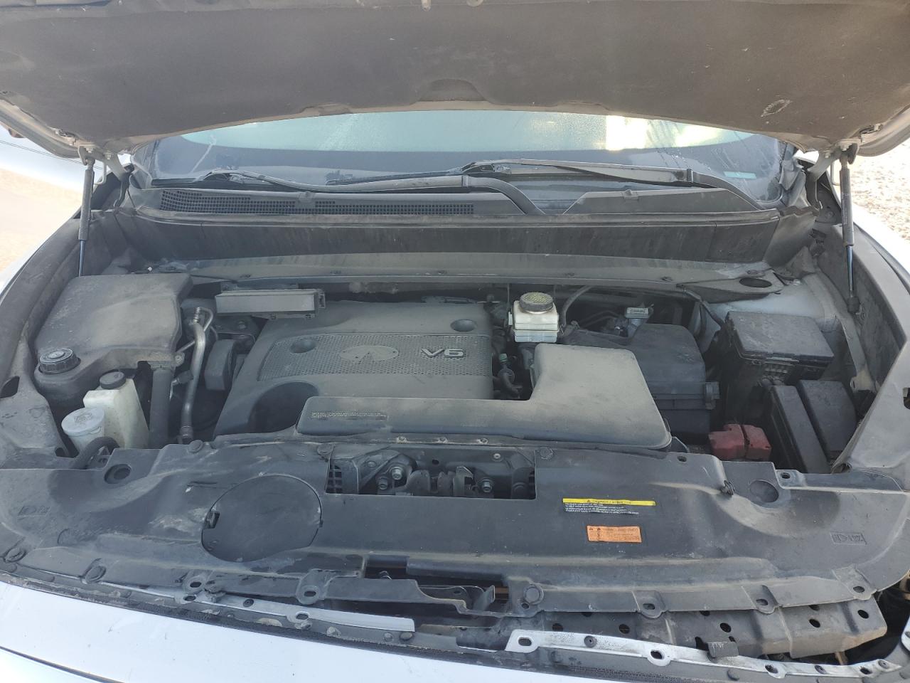 2013 Infiniti JX VIN 5N1AL0MM2DC345006 Copart auction photo, front end / side damage thumbnail 14