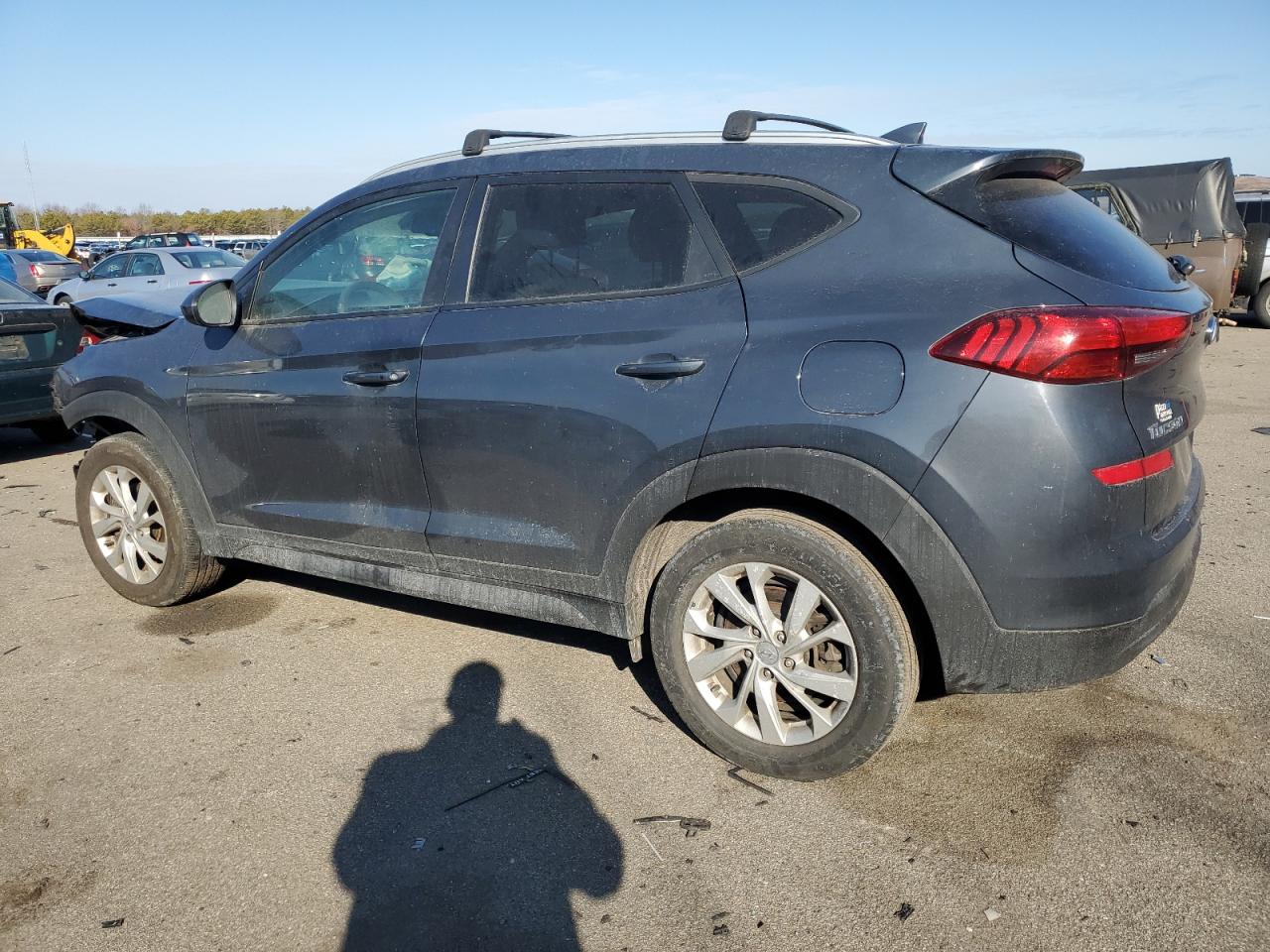 2021 Hyundai Tucson VIN KM8J3CA47MU369804 Copart auction photo, front end damage thumbnail 2