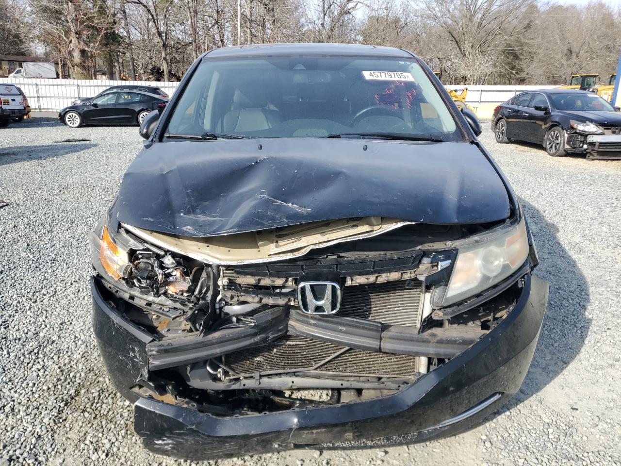 2015 Honda Odyssey VIN 5FNRL5H66FB128628 Copart auction photo, front end / side damage thumbnail 5